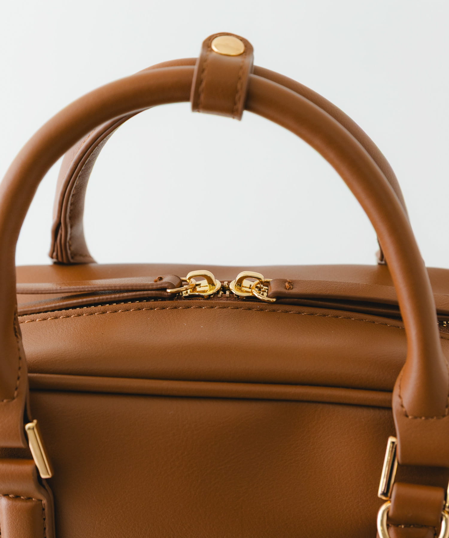 チャームセットボストンバッグ CAMEL one