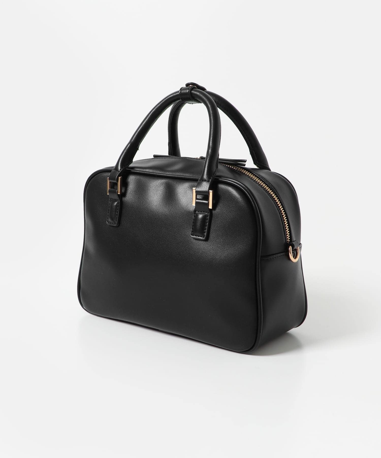 チャームセットボストンバッグ BLACK one