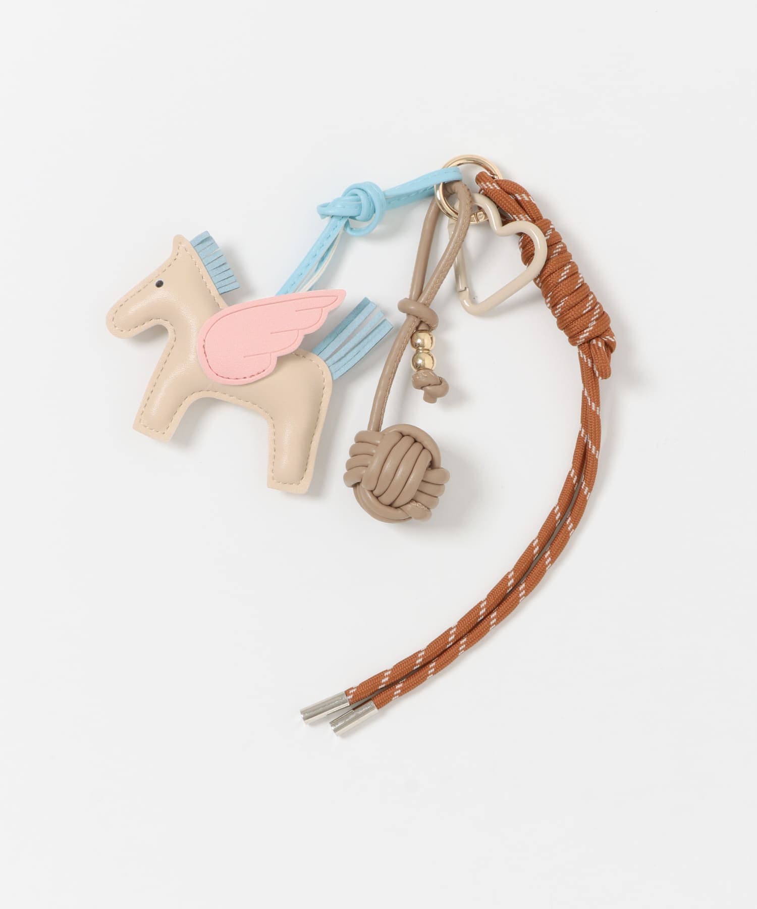 チャームセットボストンバッグ BLACK one