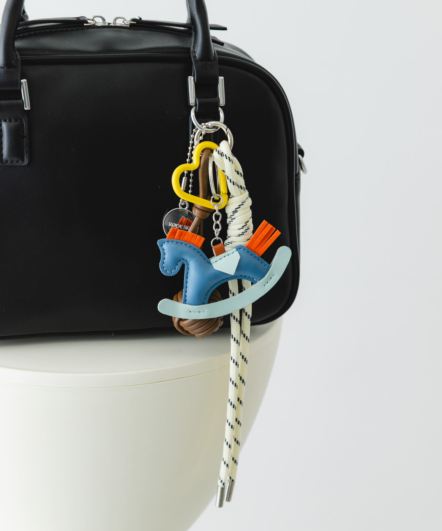 チャームセットボストンバッグ BLACK② one