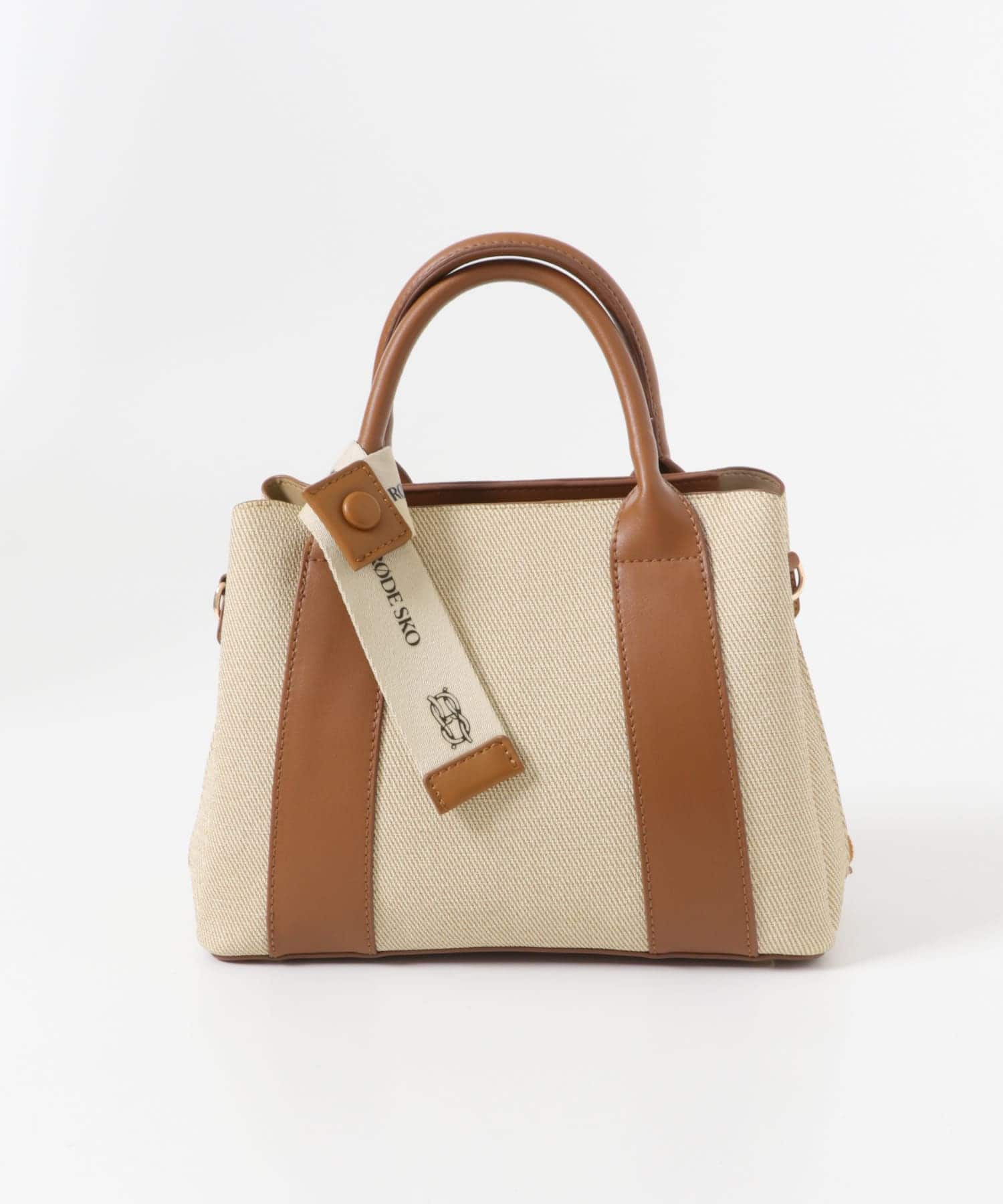 ロゴリボン付2WAYハンドバッグ OFFxCML one