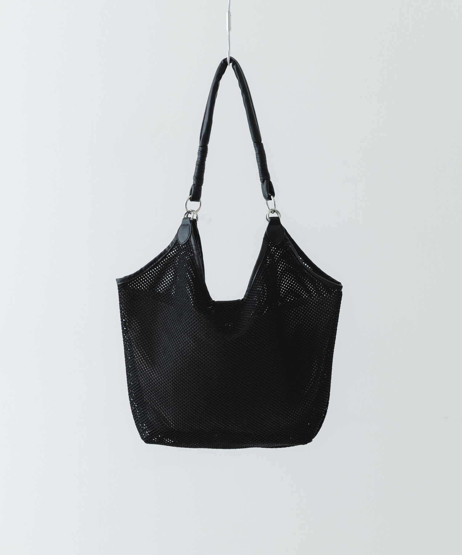 メッシュトートバッグ BLACK one