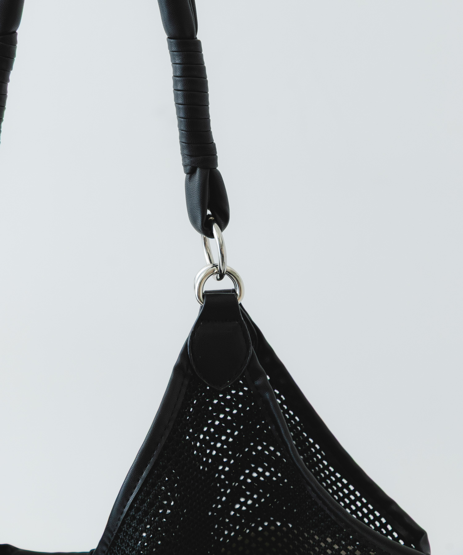 メッシュトートバッグ BLACK one