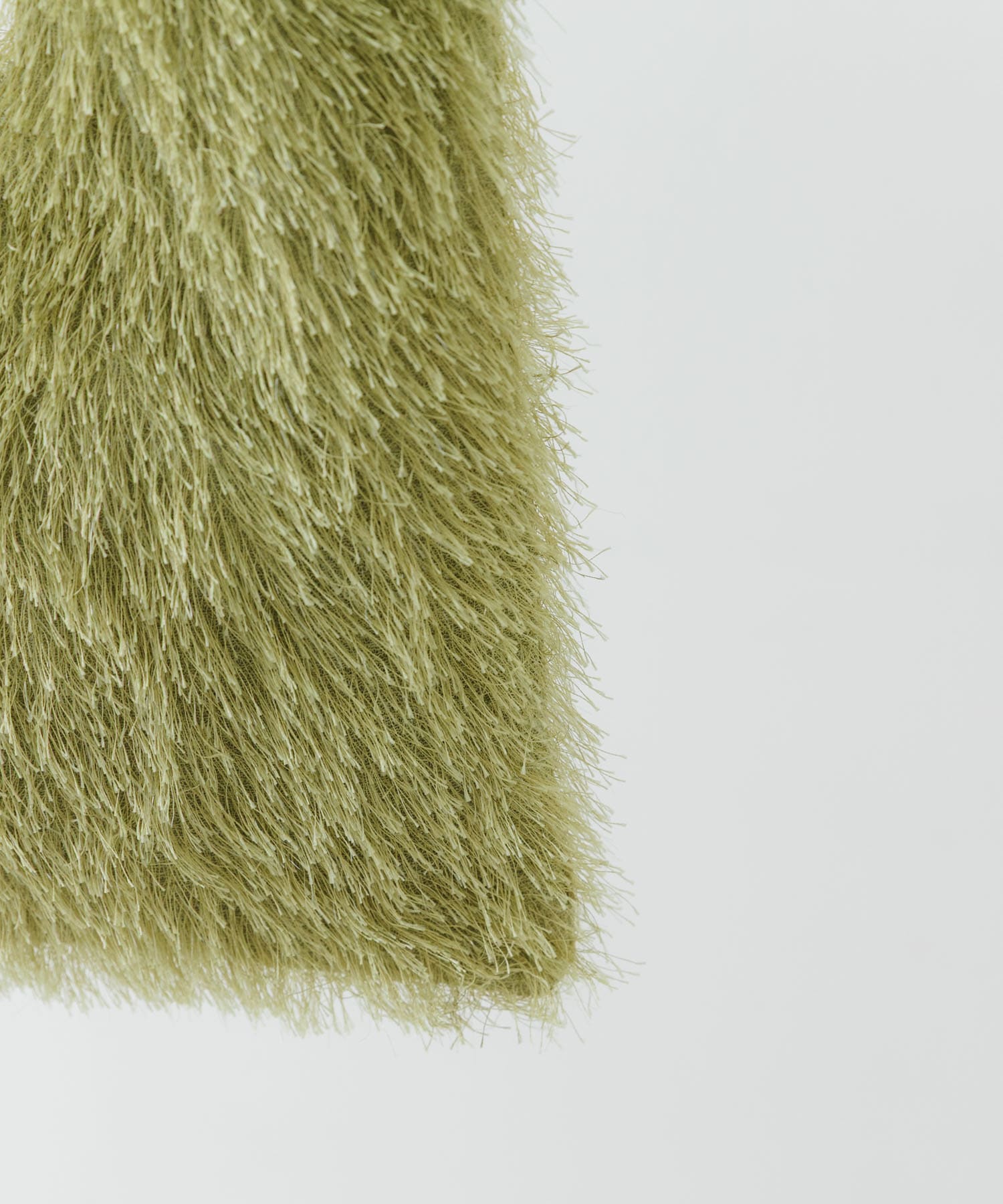 ヘアリートートバッグ OLIVE one