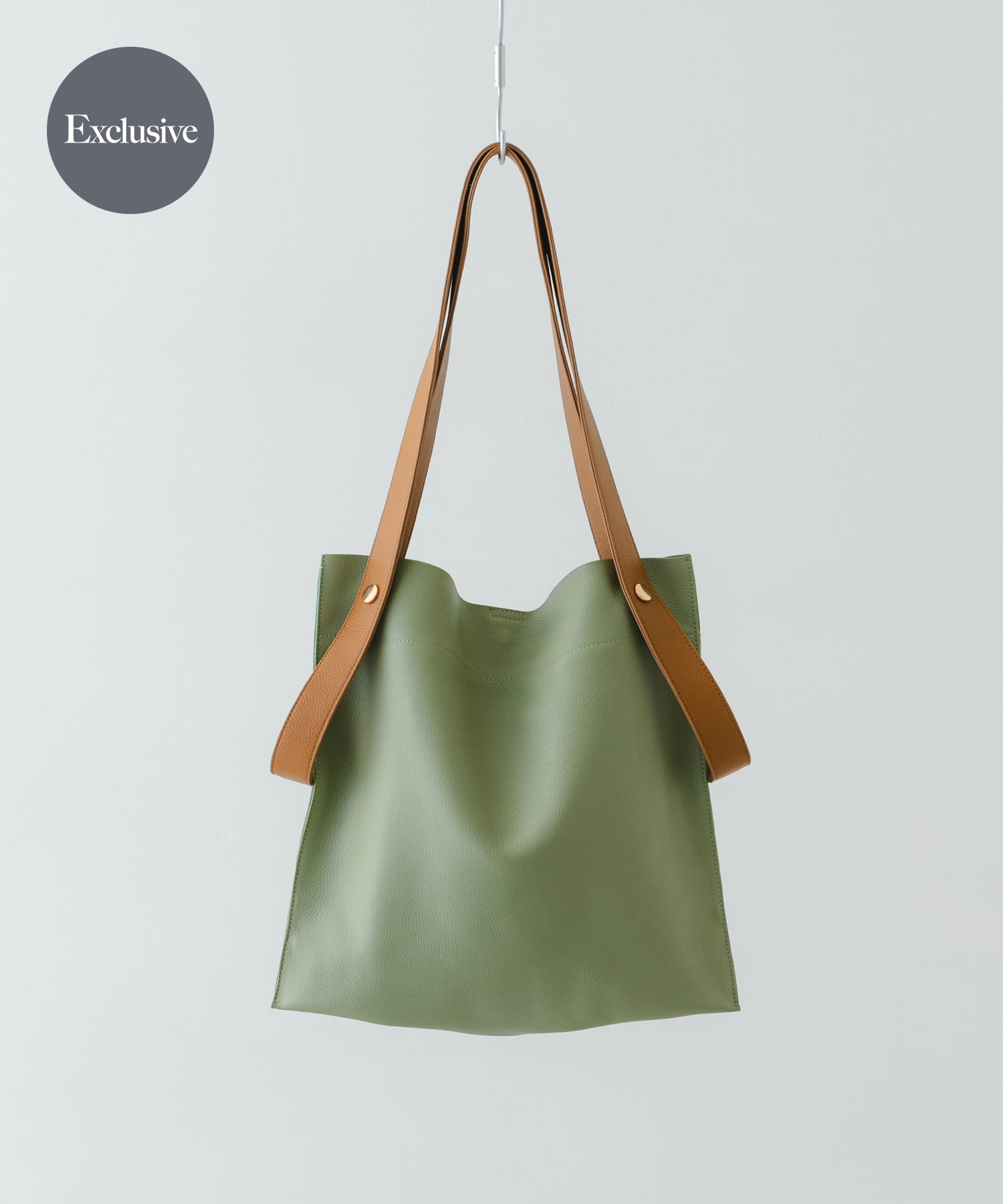 『一部別注カラー』BEAURE　カウレザー2デザインベルトバッグ