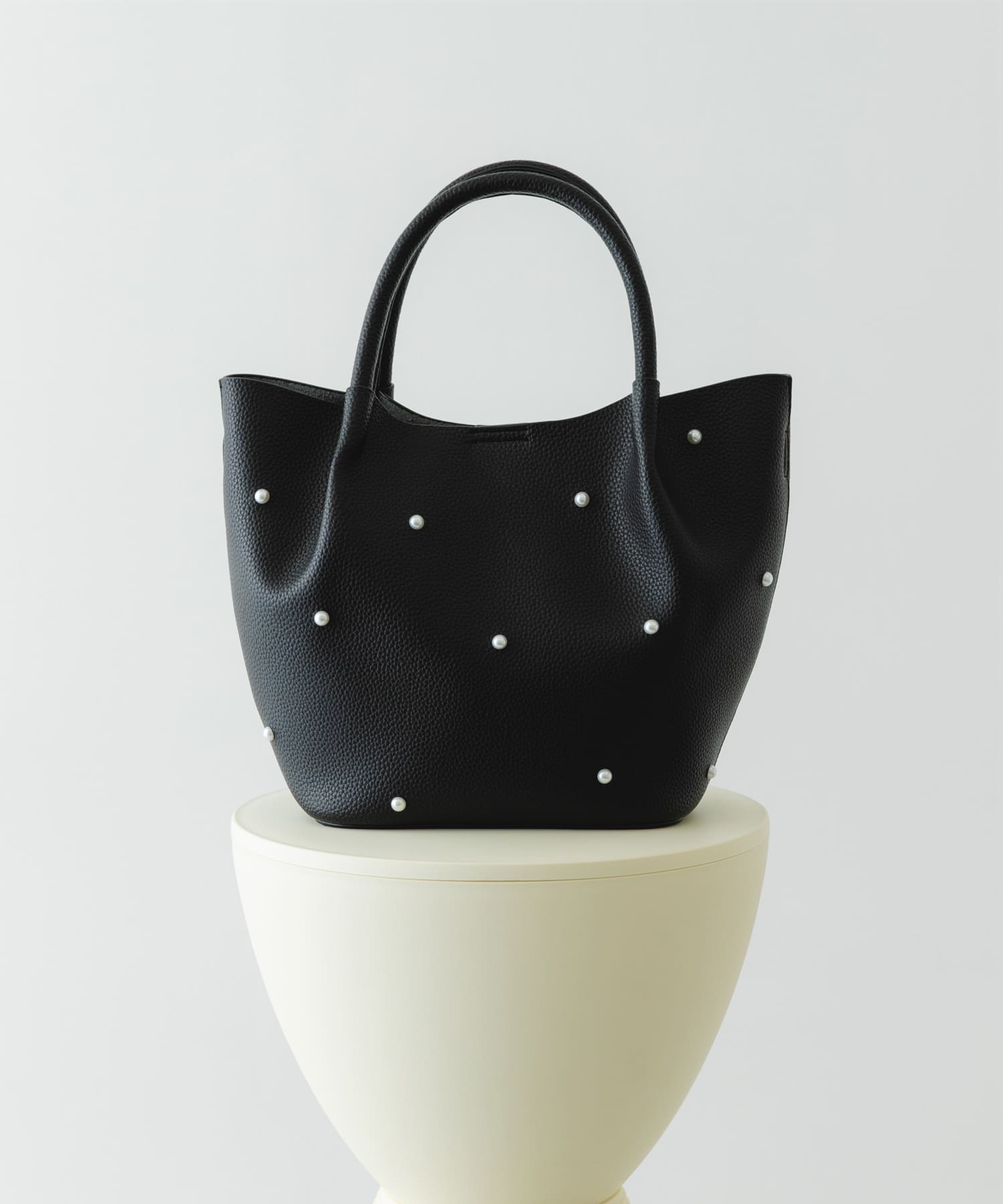 インバッグ付パールバッグ BLACK one
