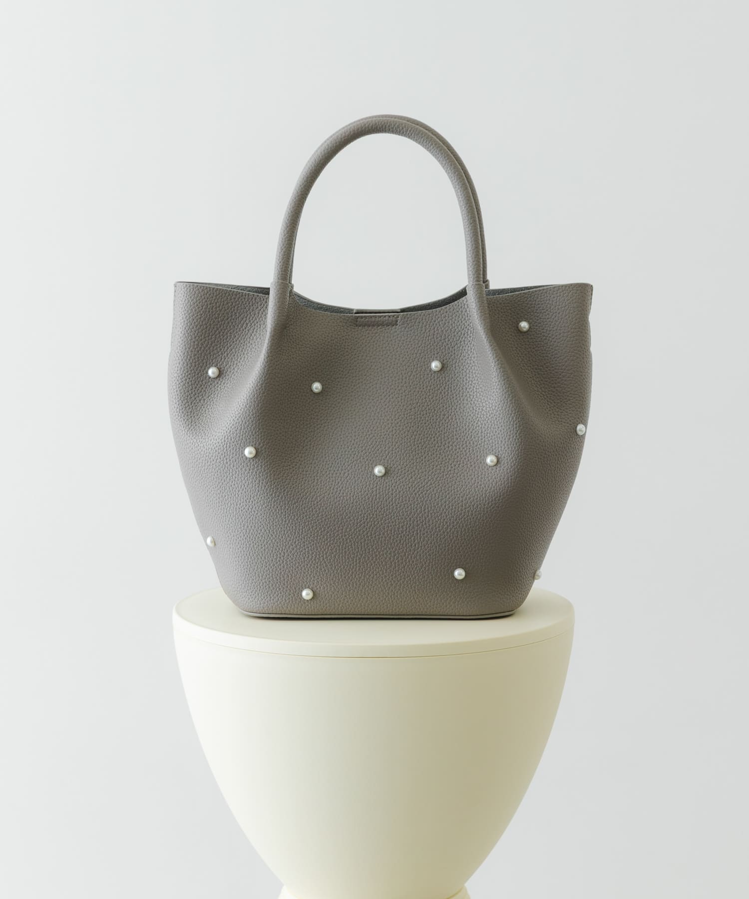 インバッグ付パールバッグ GRAY one