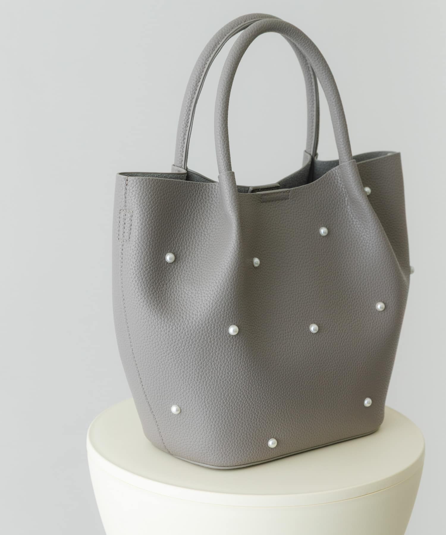 インバッグ付パールバッグ GRAY one