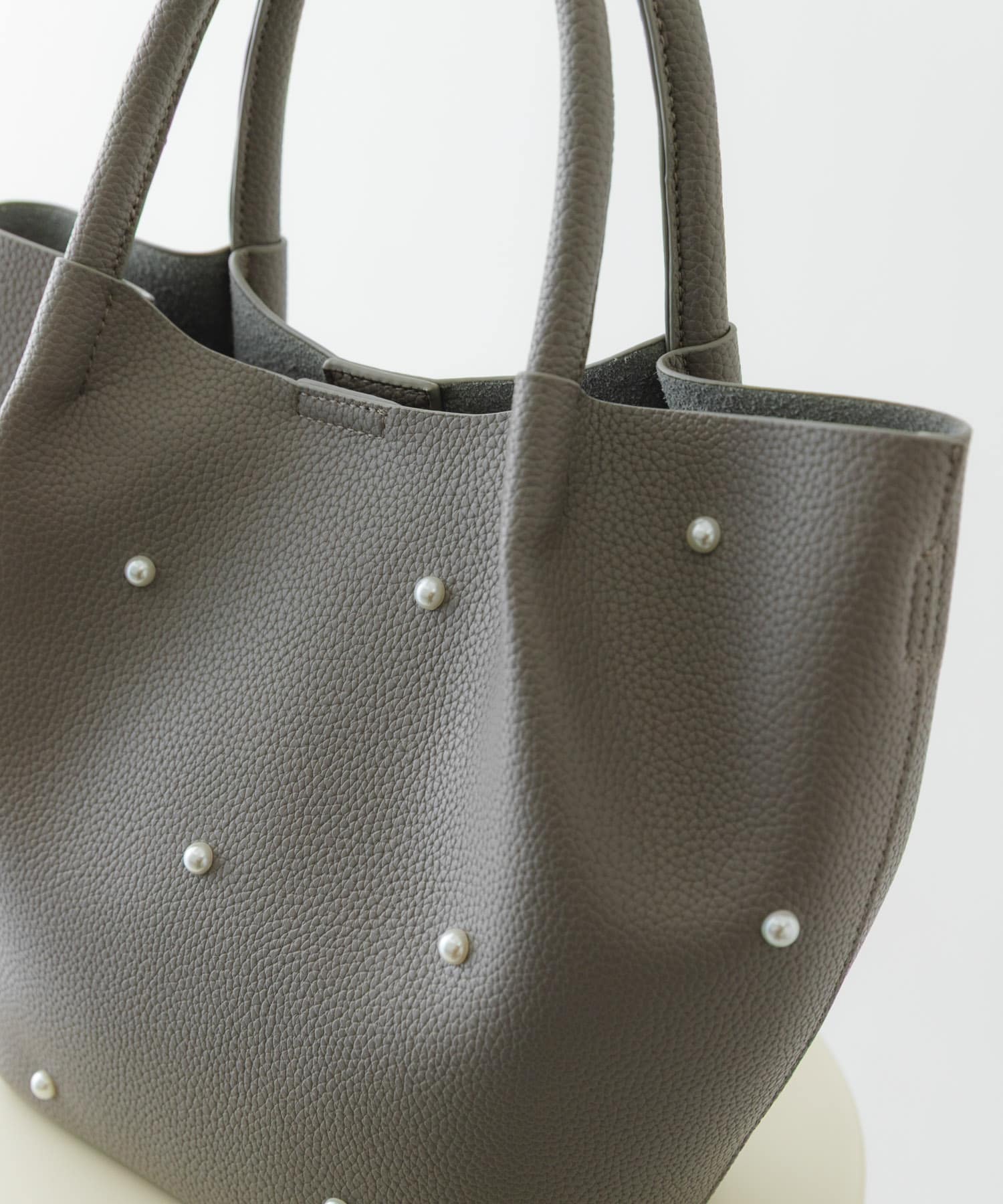 インバッグ付パールバッグ GRAY one