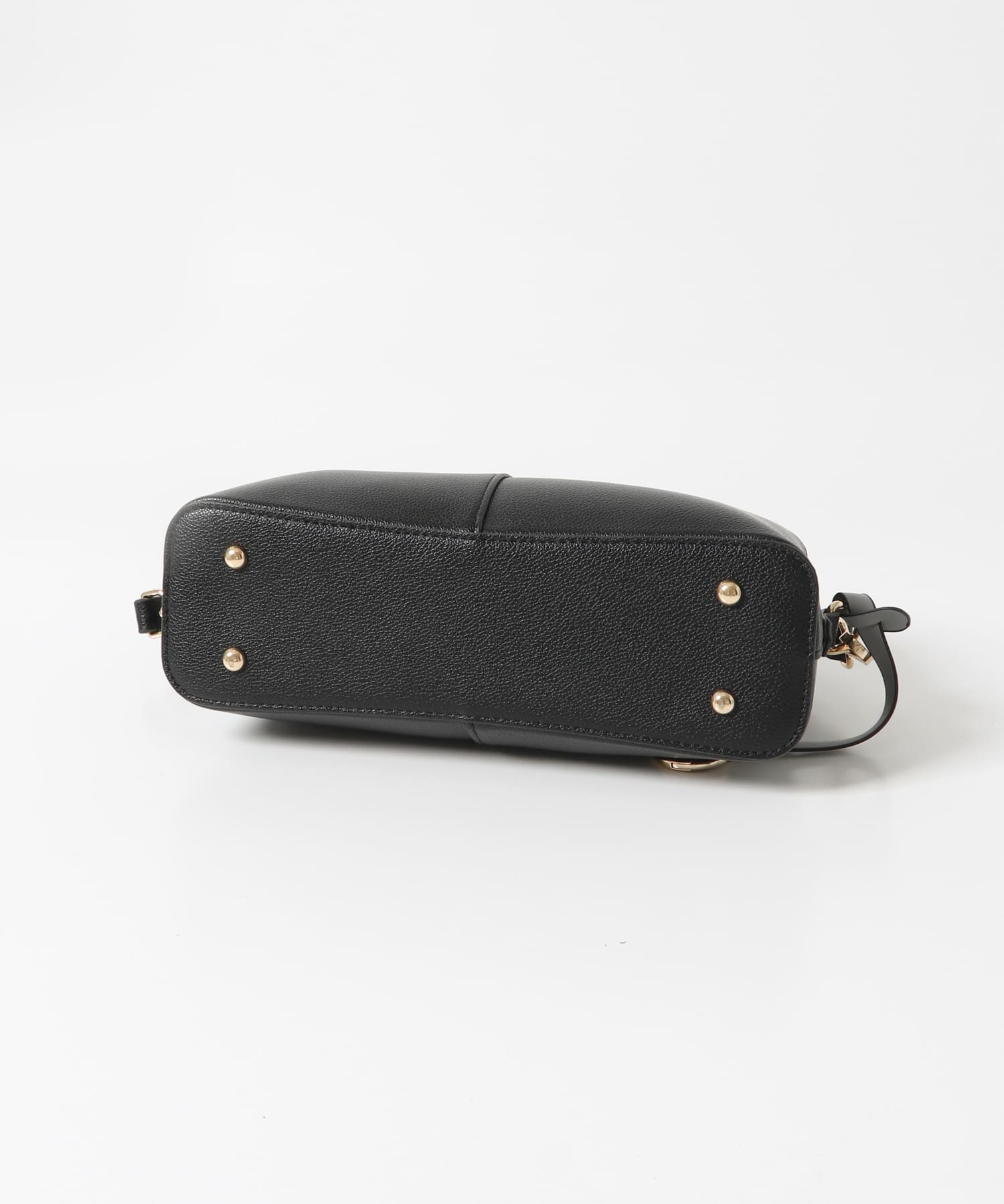 センターステッチショルダーバッグ BLACK one