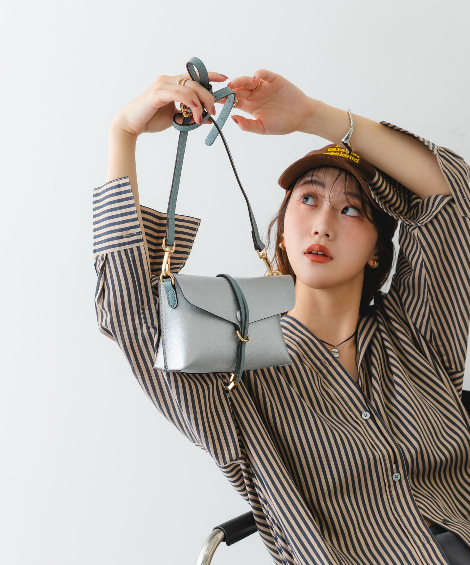 横型モバイルポシェット SLVxSAX one