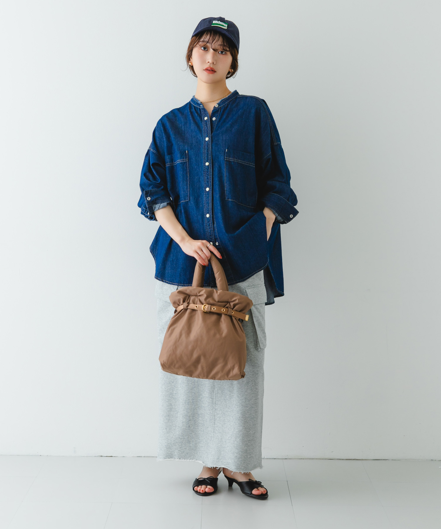 パテッドベルトバッグ BEIGE one