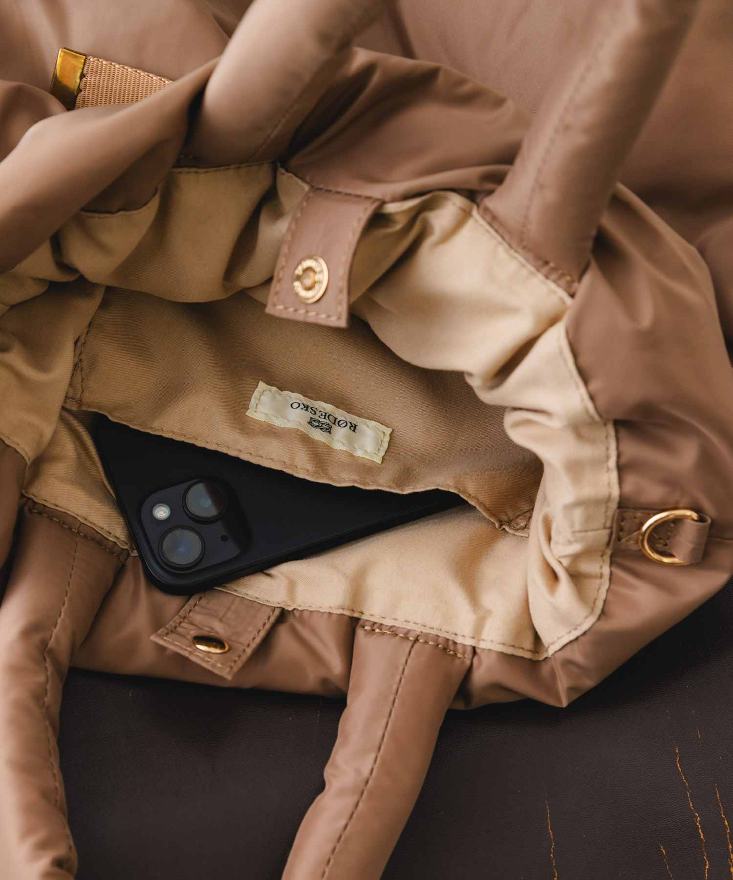 パテッドベルトバッグ BEIGE one