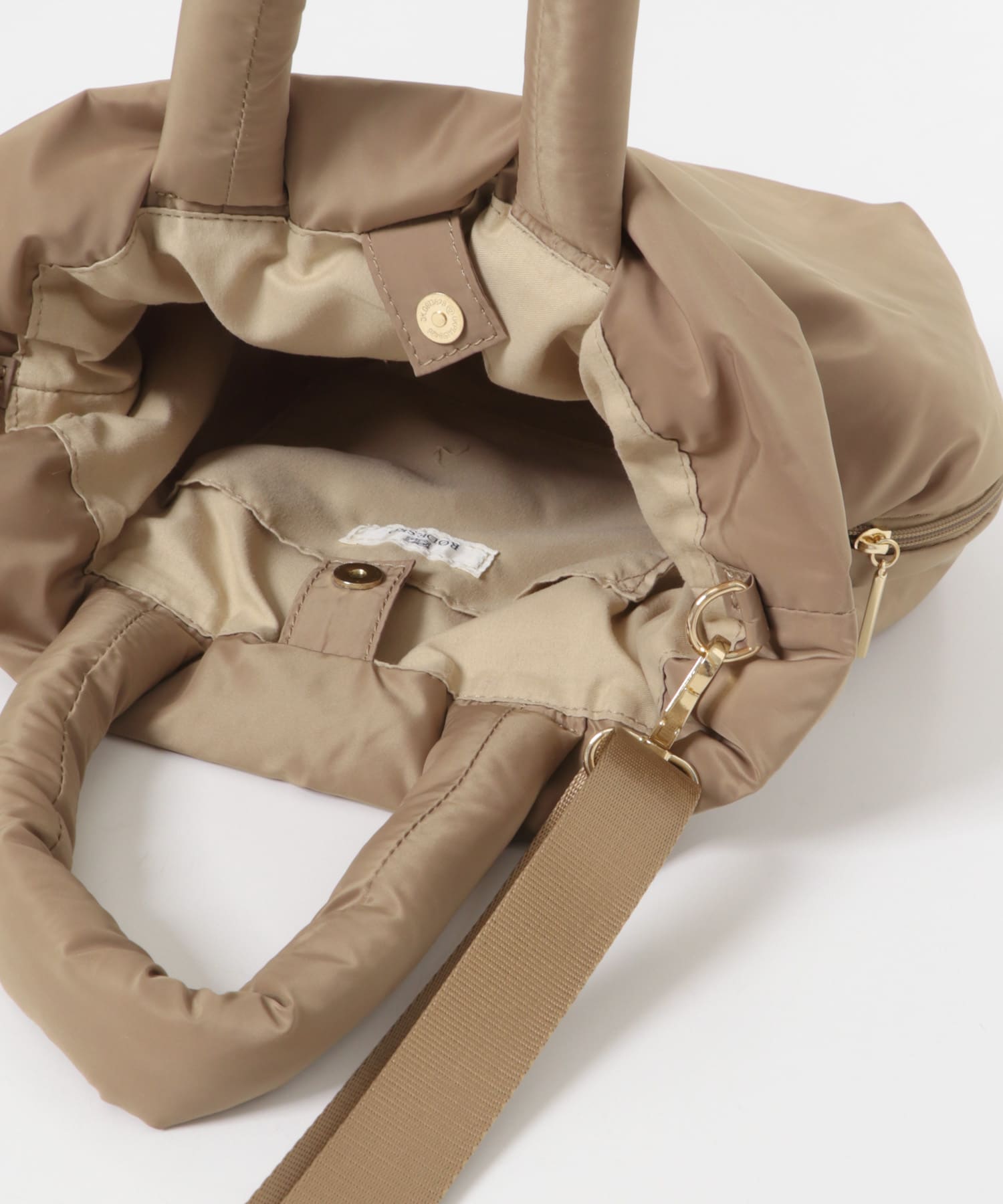 パテッドベルトバッグ BEIGE one