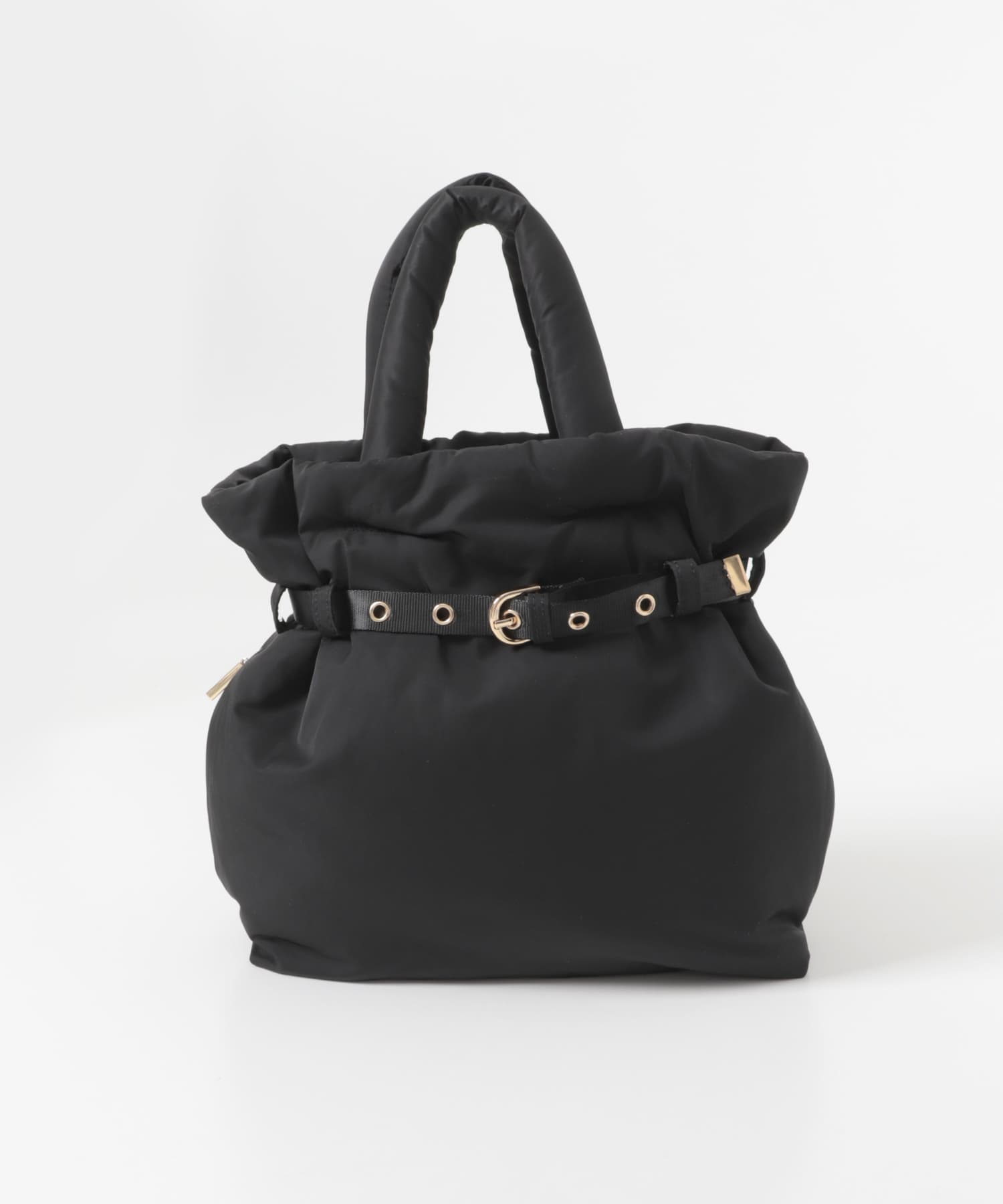 パテッドベルトバッグ BLACK one