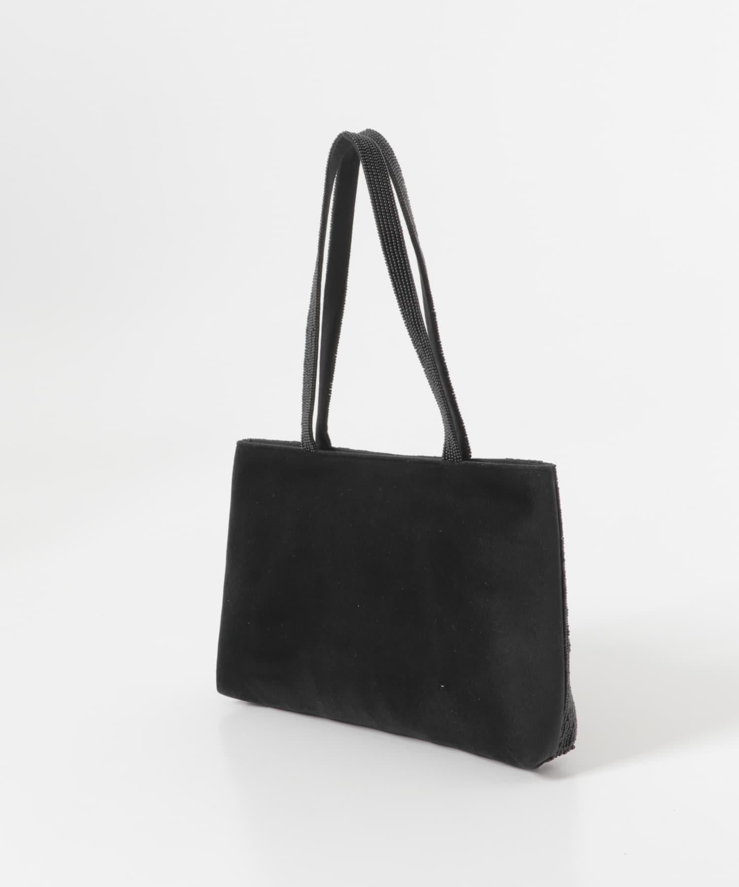 インド刺繍ビーズバッグ BLACK one