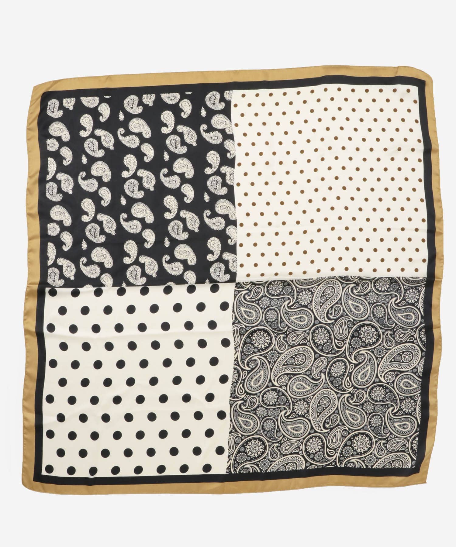 ドットペイズリースカーフ NAVY one