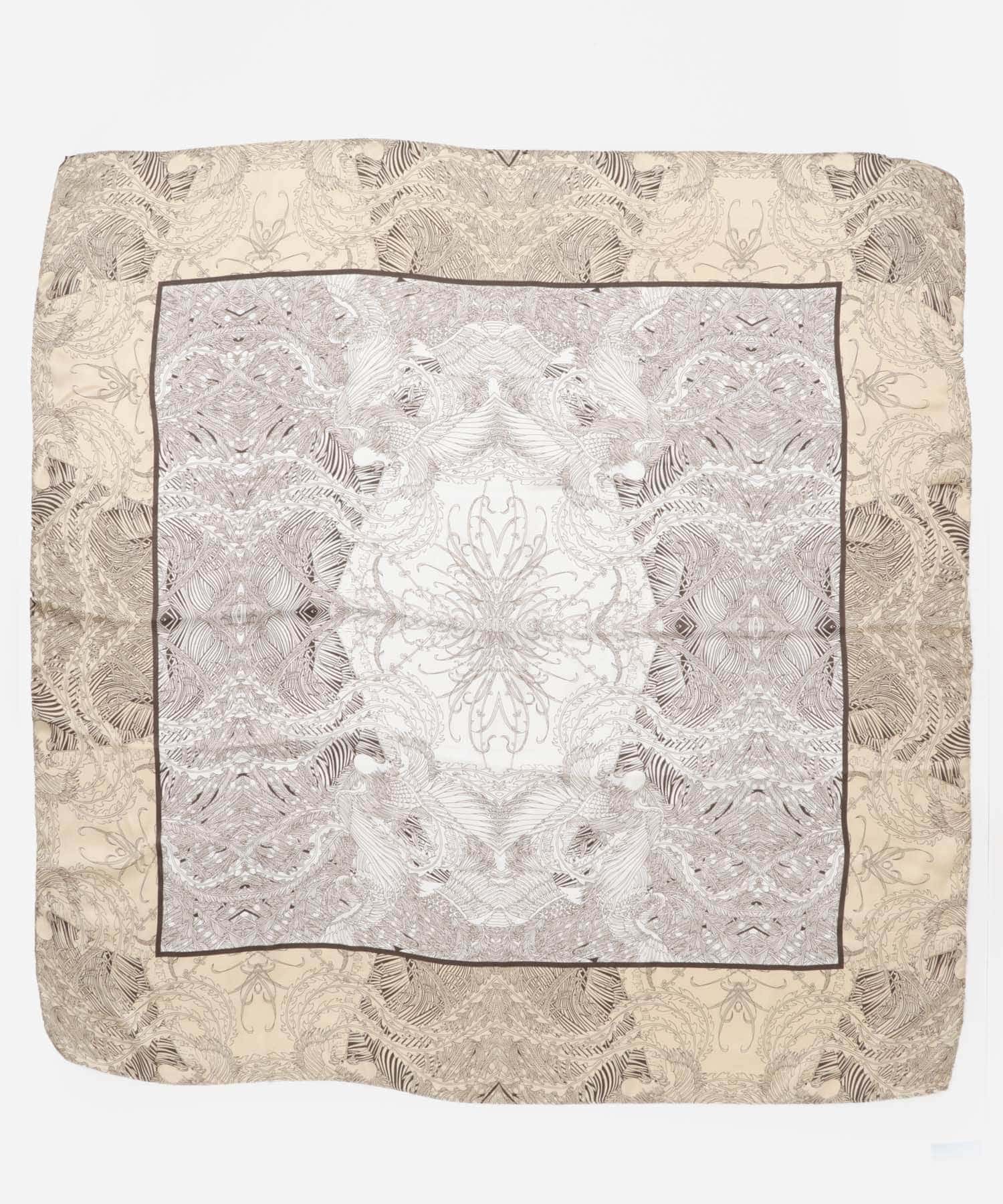 パネルスカーフ BROWN one