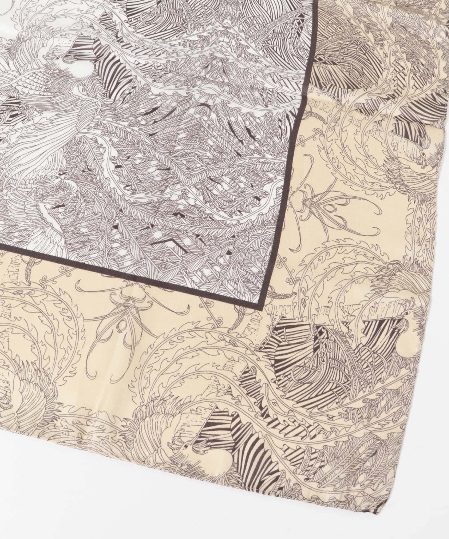 パネルスカーフ BROWN one