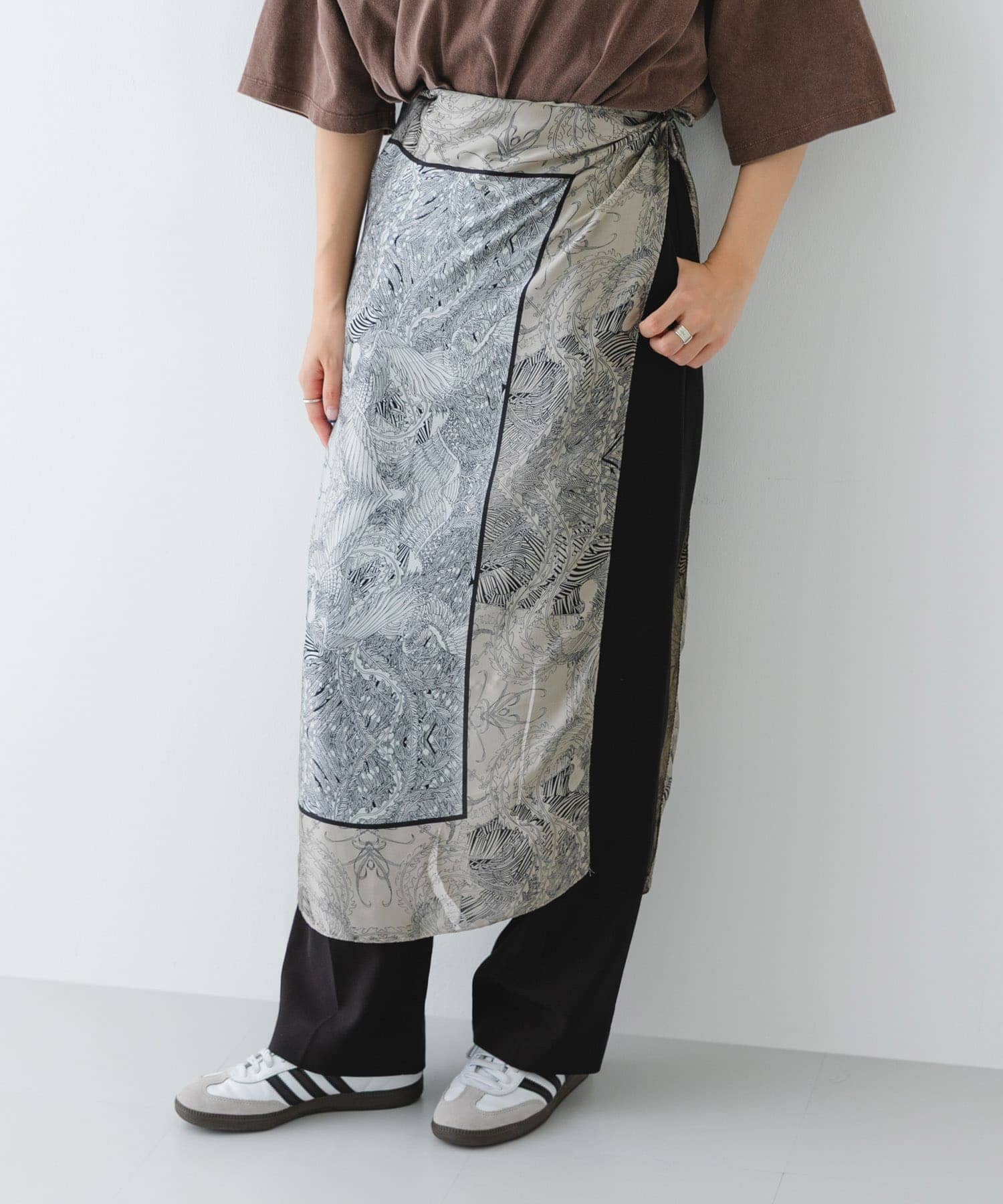 パネルスカーフ GRAY one