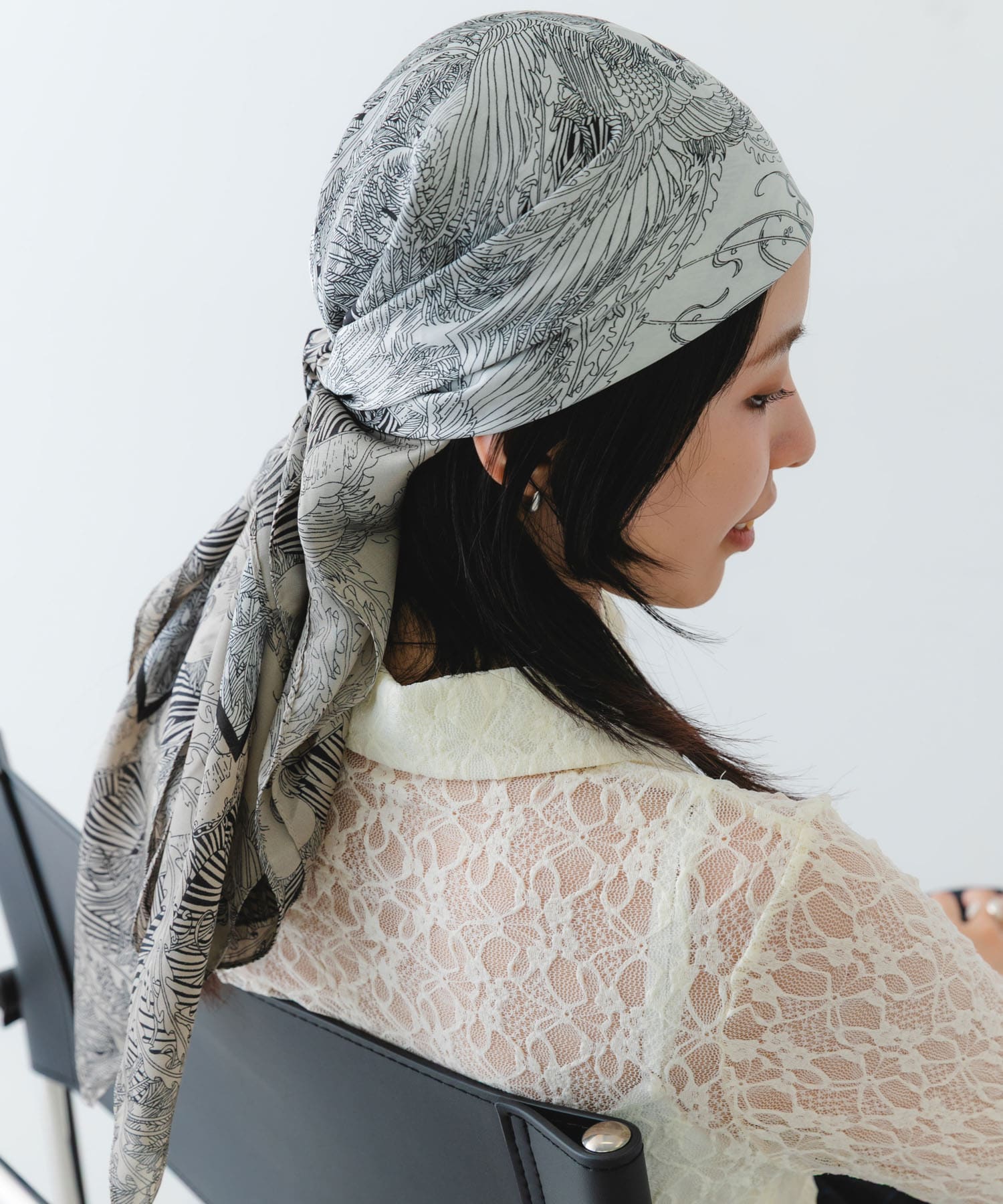 パネルスカーフ GRAY one