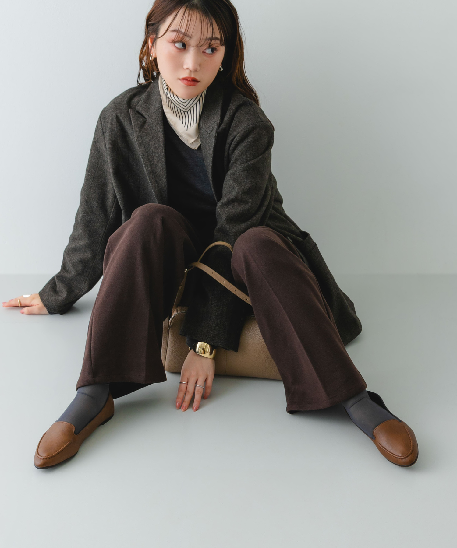 『WEB限定』『MADE IN JAPAN』やわらかスリッポン BROWN 36