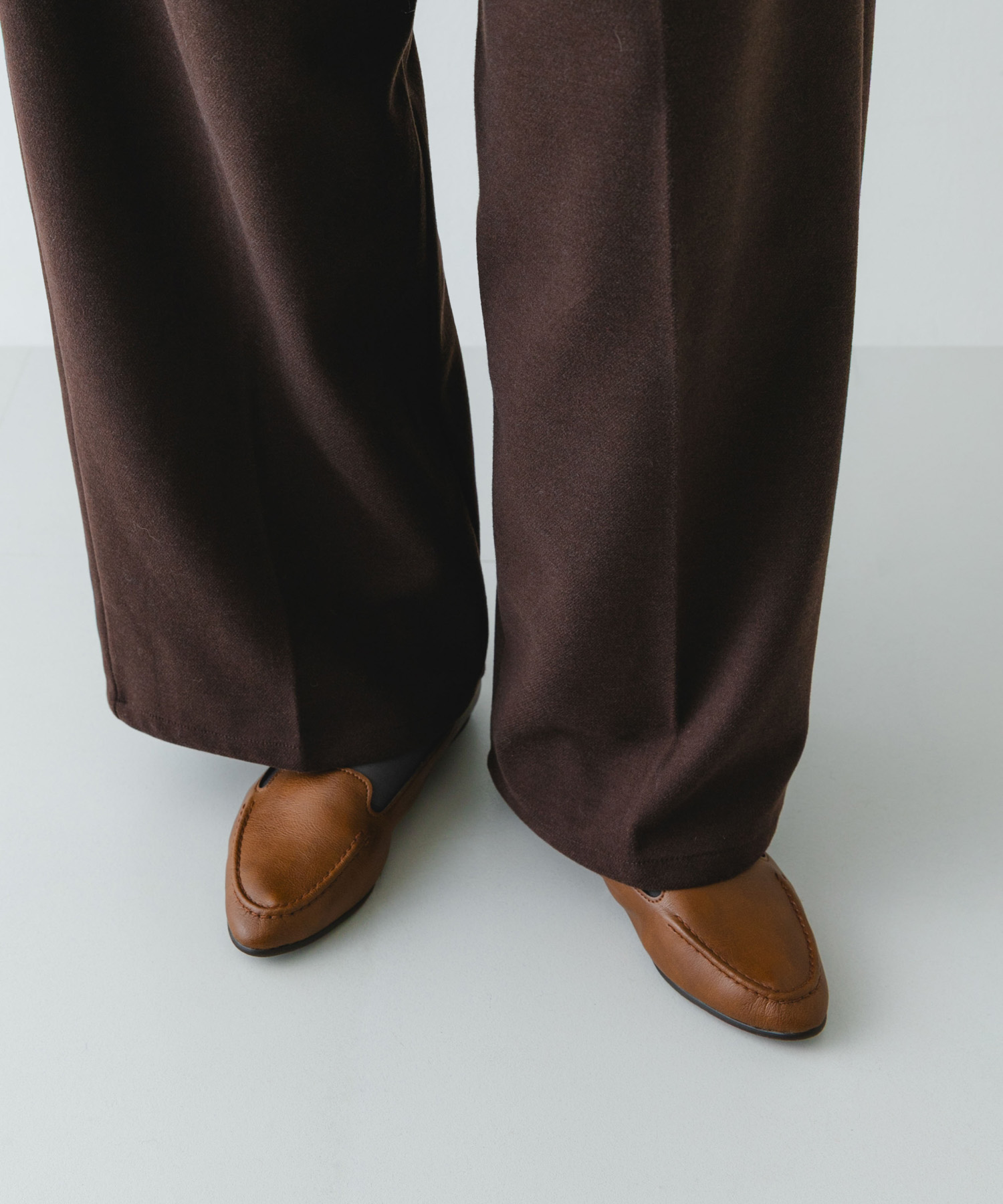 『WEB限定』『MADE IN JAPAN』やわらかスリッポン BROWN 36