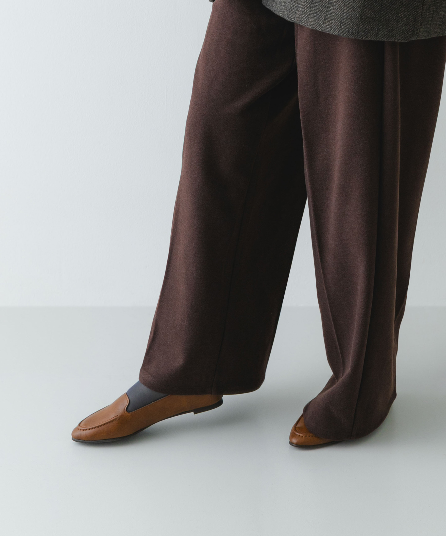 『WEB限定』『MADE IN JAPAN』やわらかスリッポン BROWN 36