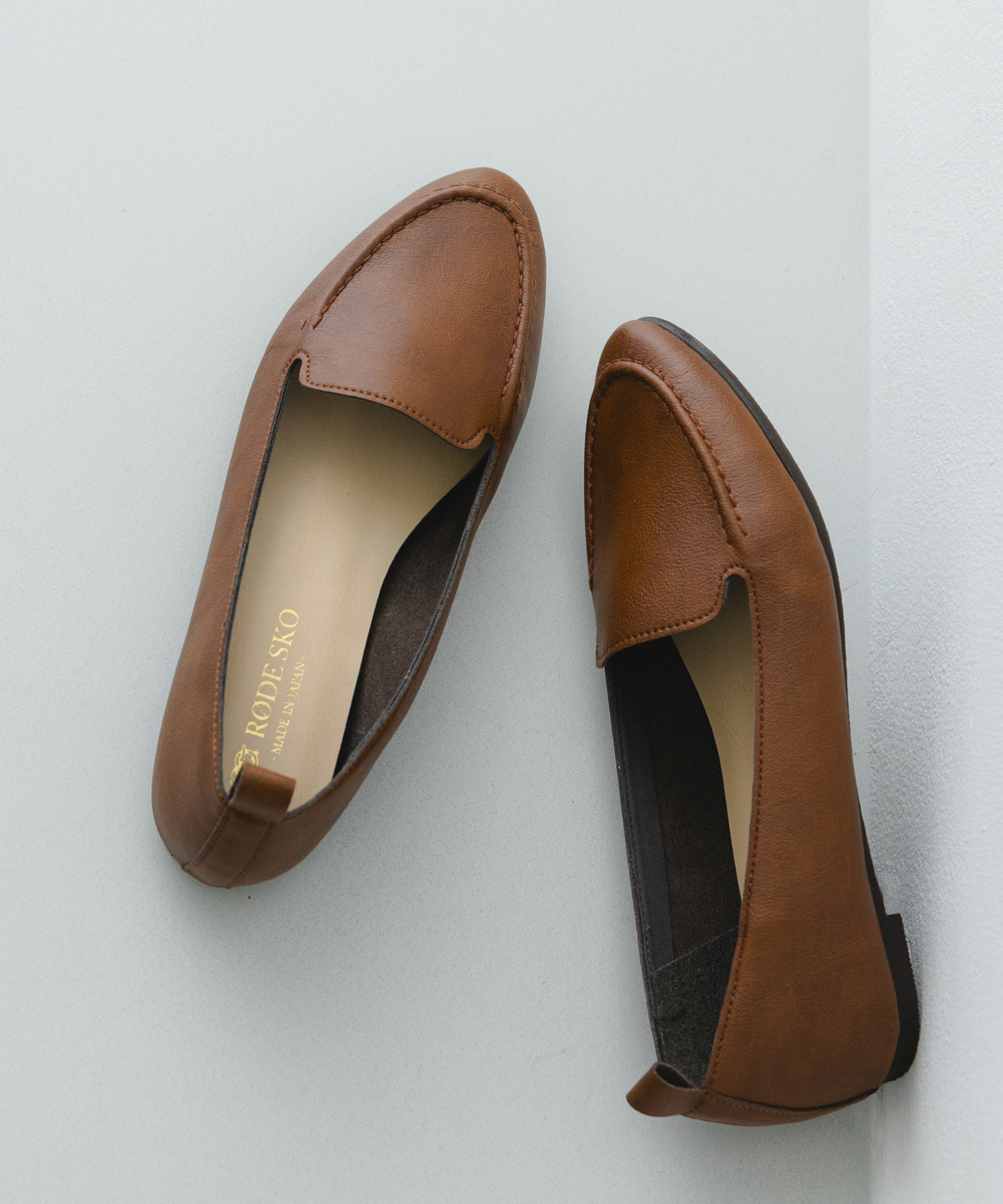 『WEB限定』『MADE IN JAPAN』やわらかスリッポン BROWN 36