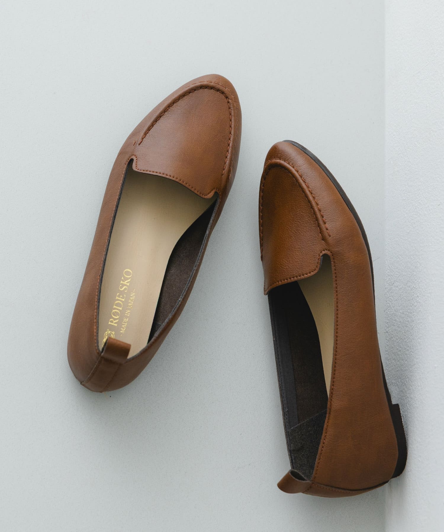 『WEB限定』『MADE IN JAPAN』やわらかスリッポン BROWN 36