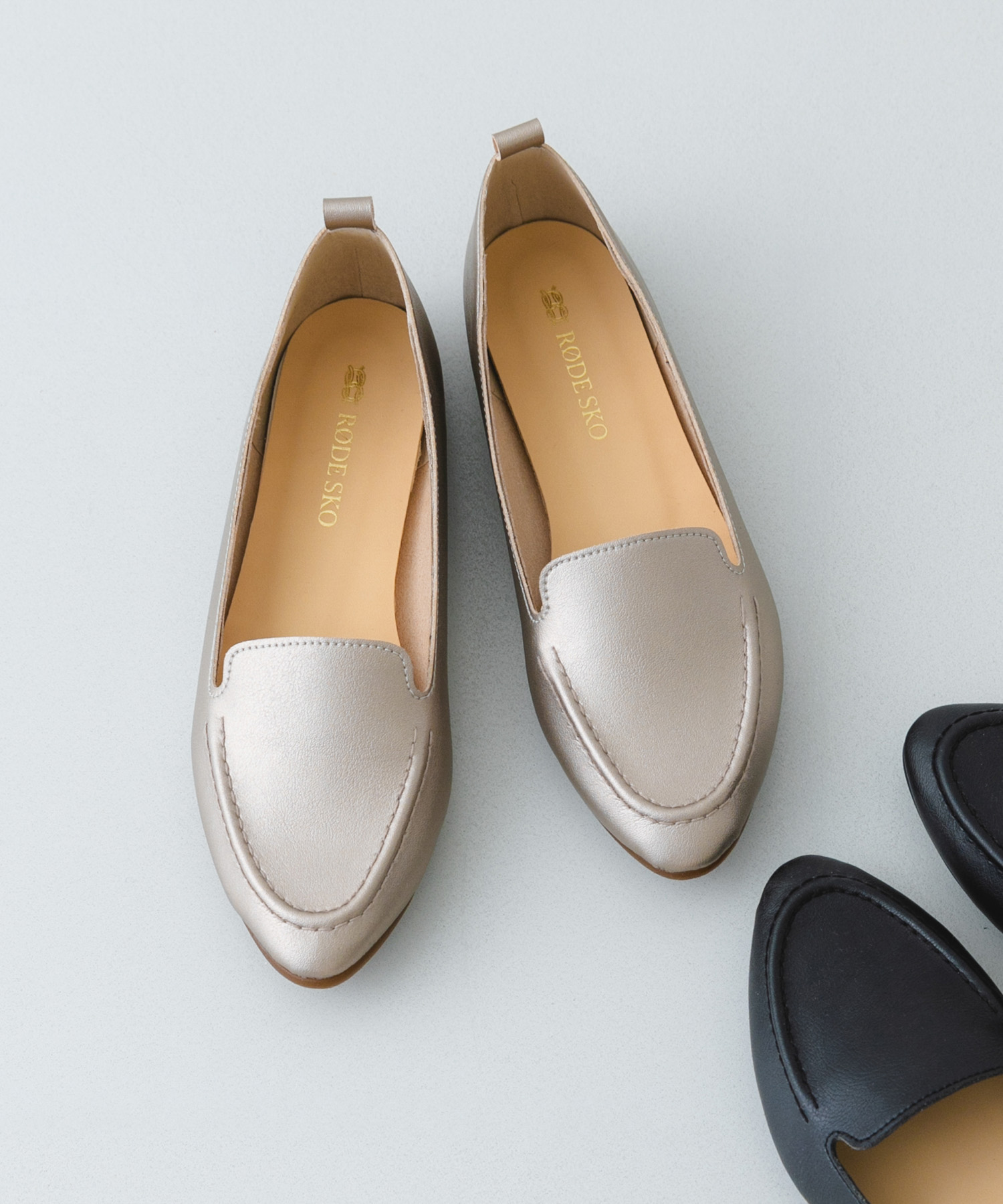 『WEB限定』『MADE IN JAPAN』やわらかスリッポン METALIC 36