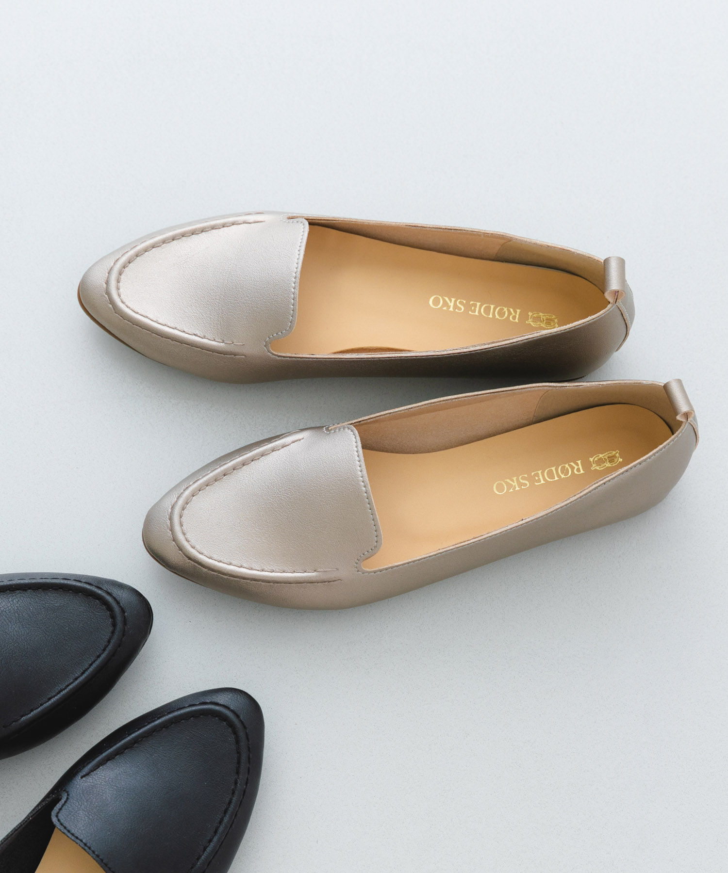 『WEB限定』『MADE IN JAPAN』やわらかスリッポン METALIC 36