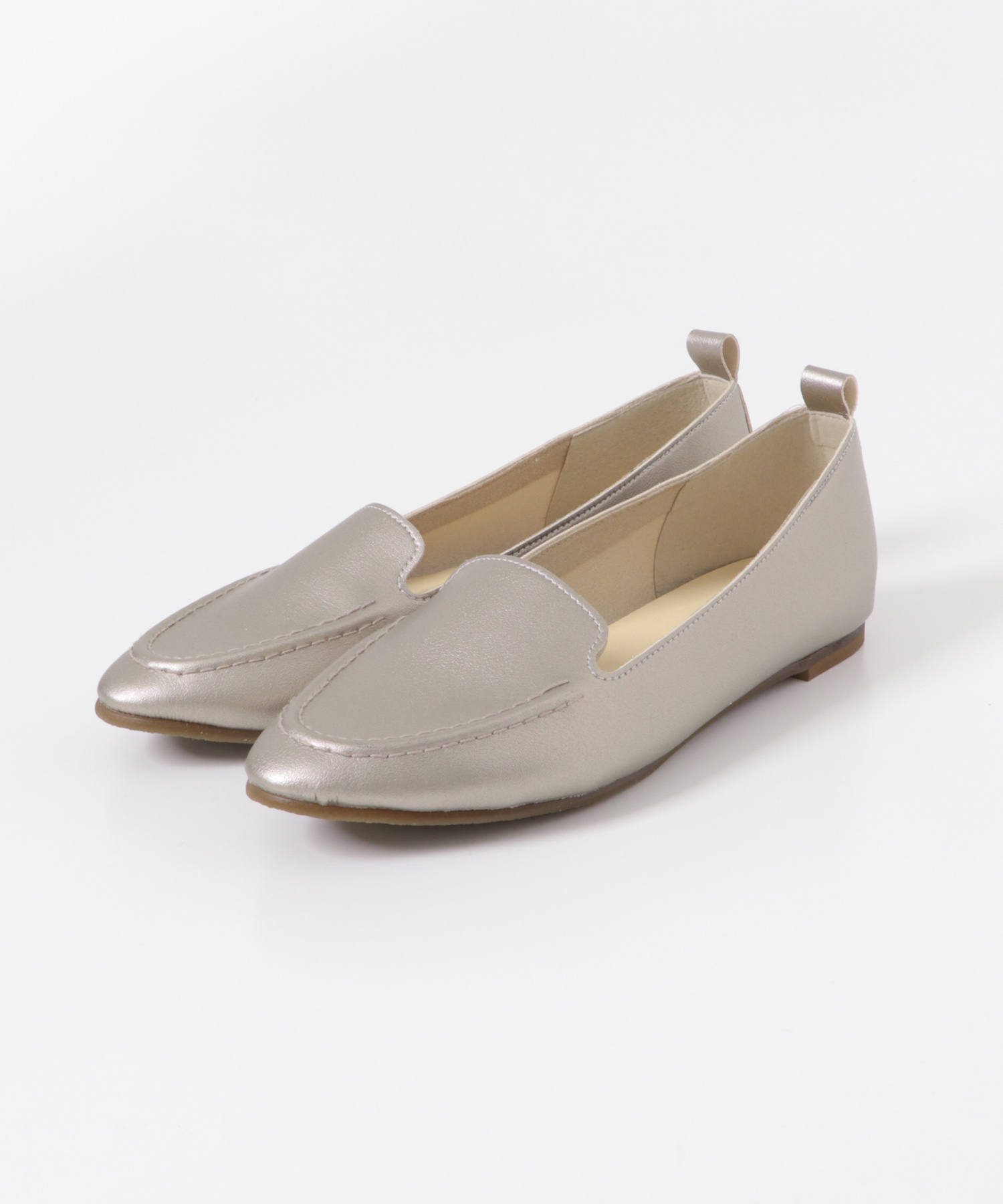 『WEB限定』『MADE IN JAPAN』やわらかスリッポン METALIC 36