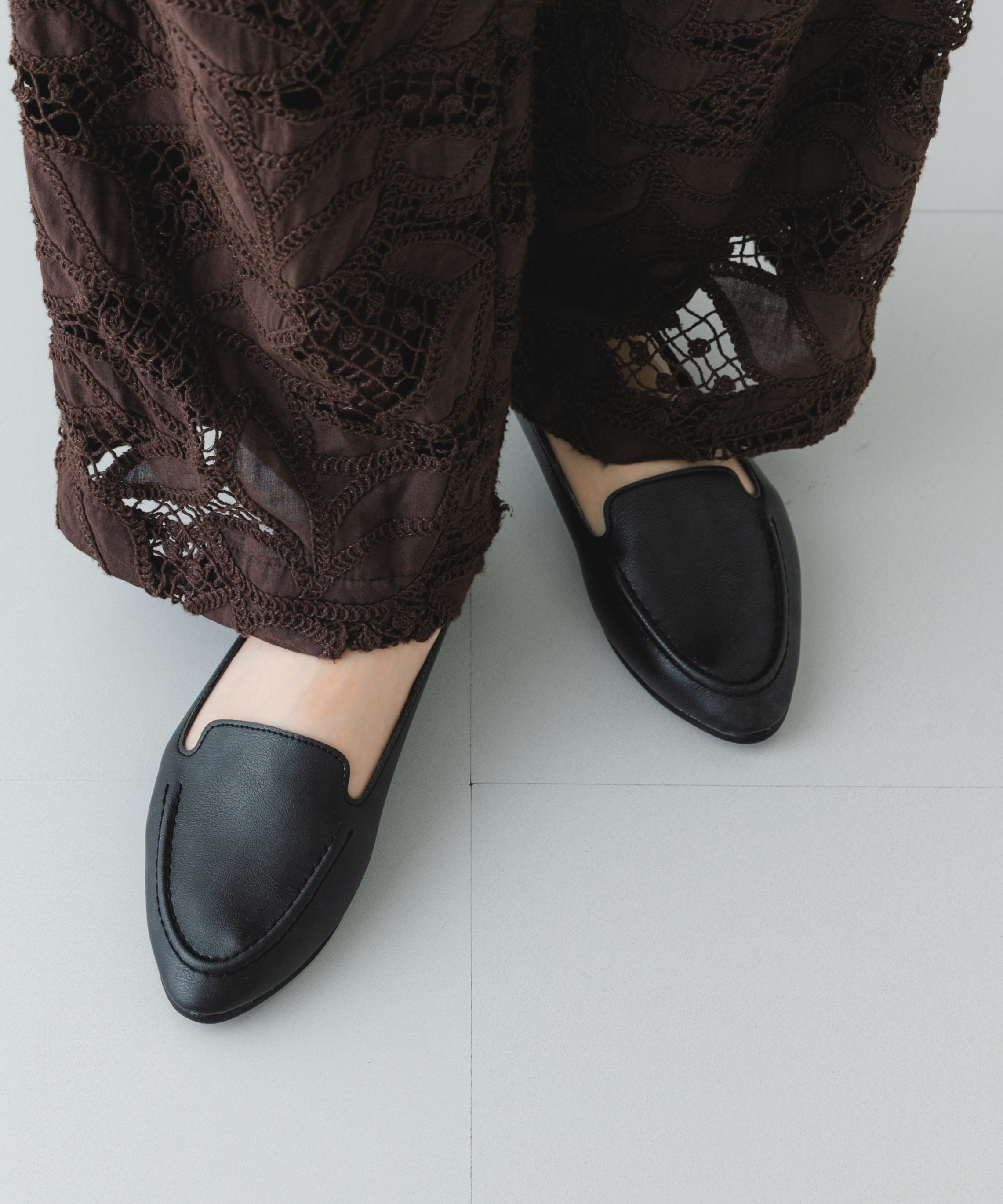 『WEB限定』『MADE IN JAPAN』やわらかスリッポン BLACK 36