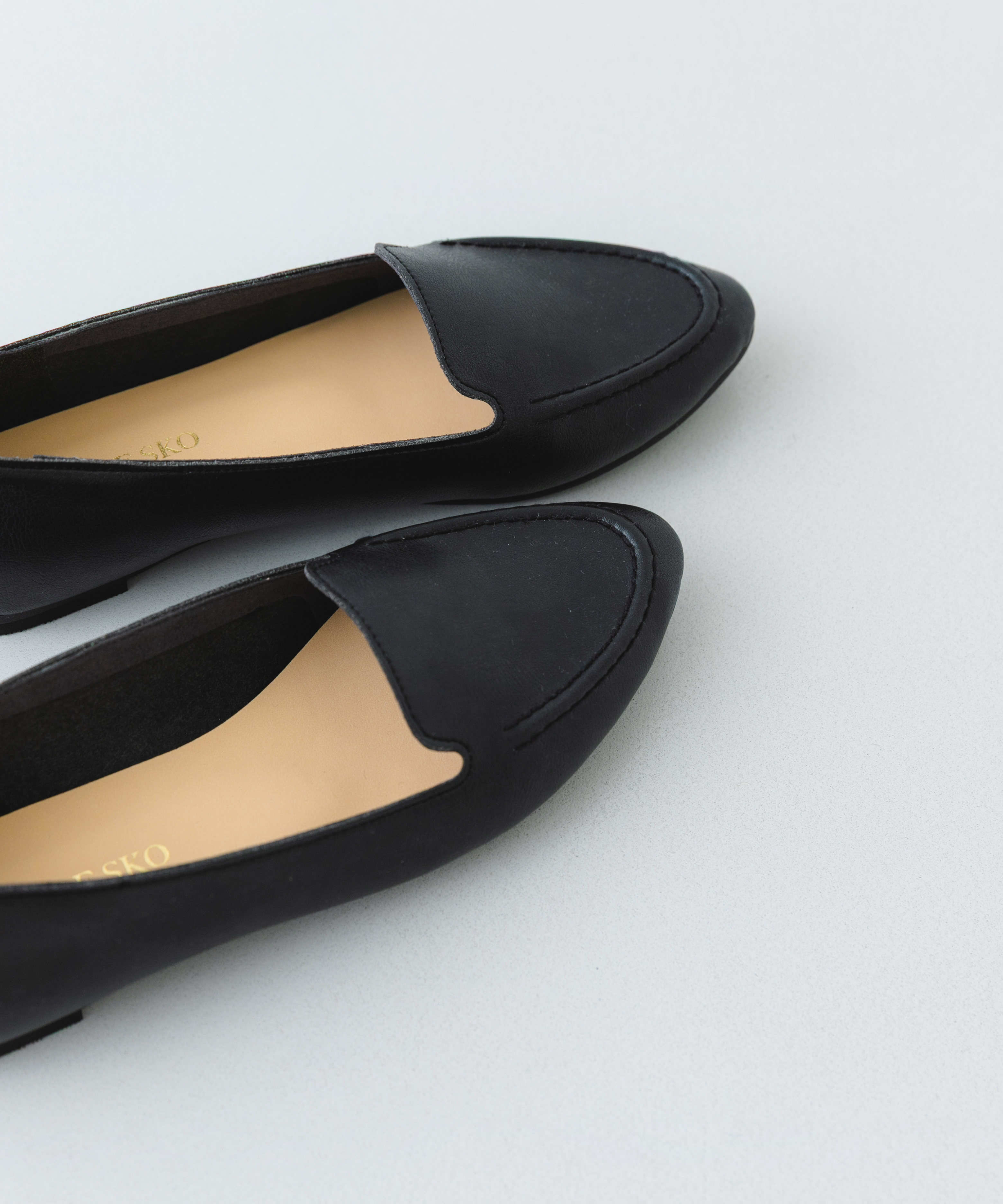 『WEB限定』『MADE IN JAPAN』やわらかスリッポン BLACK 36