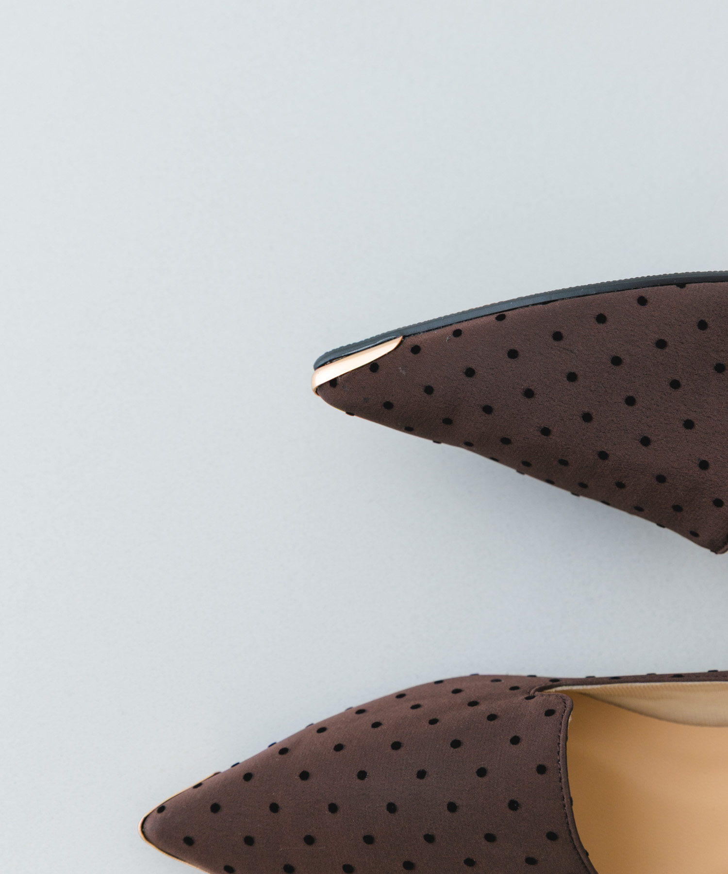 『MADE IN JAPAN』　トゥメタルローファー BROWN/D 36