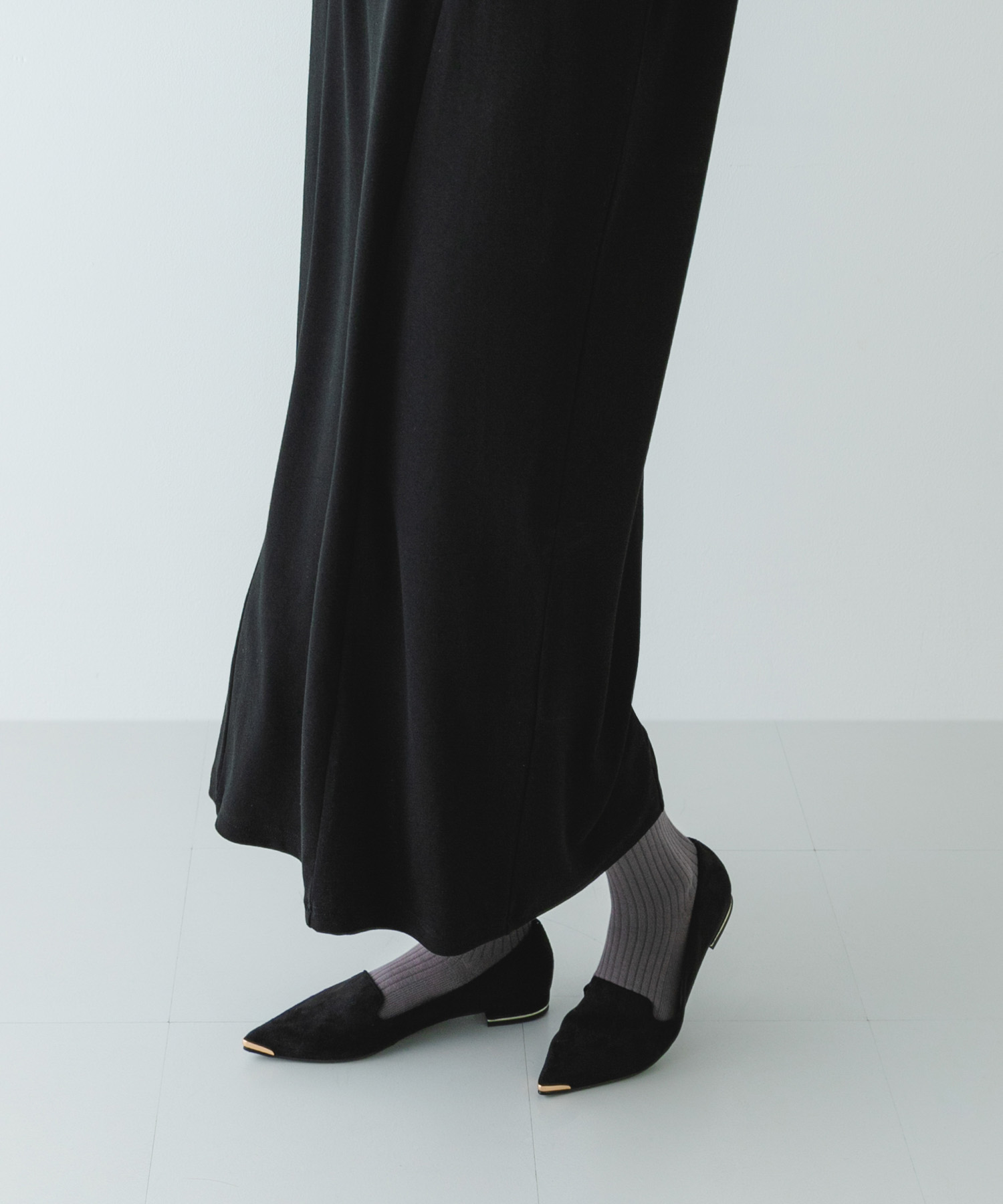 『MADE IN JAPAN』　トゥメタルローファー BLACK/S 36