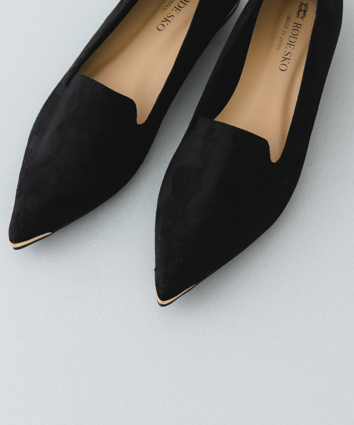 『MADE IN JAPAN』　トゥメタルローファー BLACK/S 36