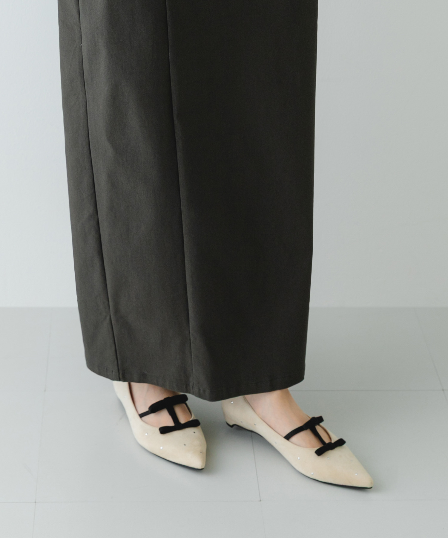 2センチダブルリボンヒールパンプス OFF 36