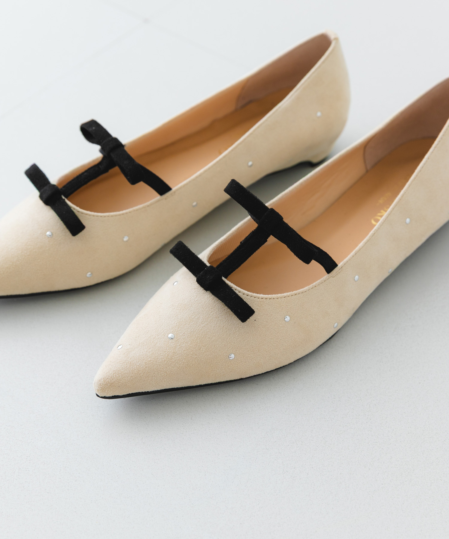 2センチダブルリボンヒールパンプス OFF 36