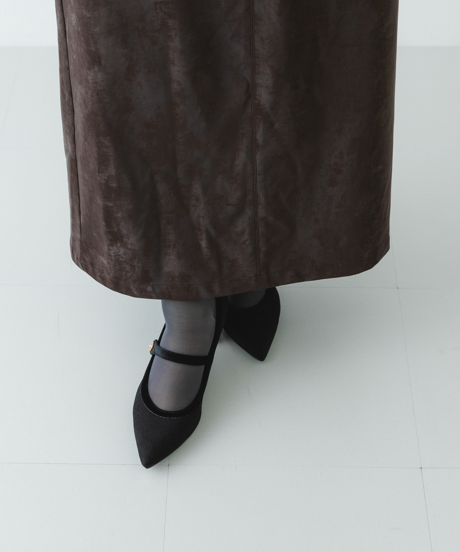 『MADE IN JAPAN』　チャンキーヒールメリージェーンパンプス BLKxBLK 36