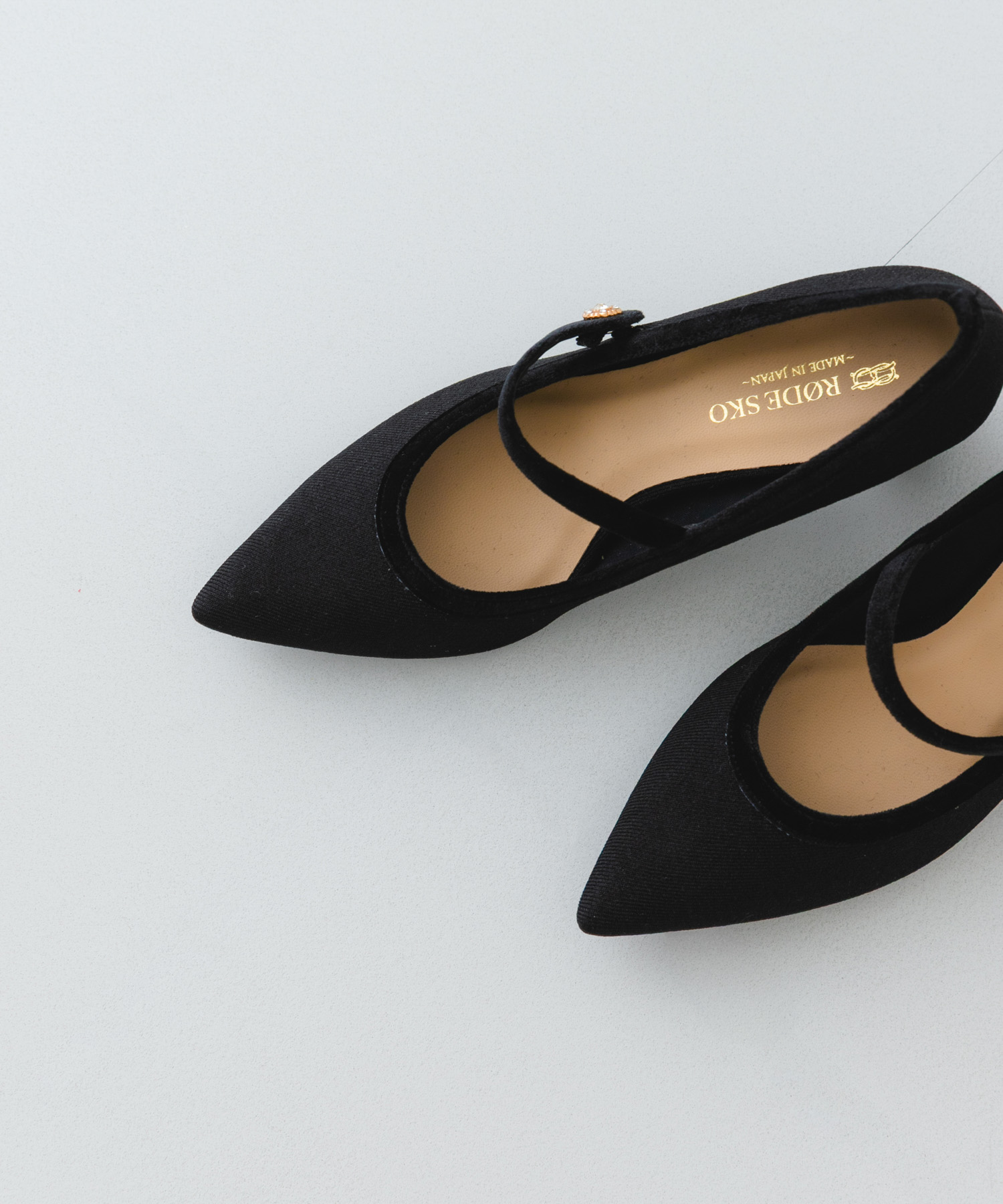 『MADE IN JAPAN』　チャンキーヒールメリージェーンパンプス BLKxBLK 36