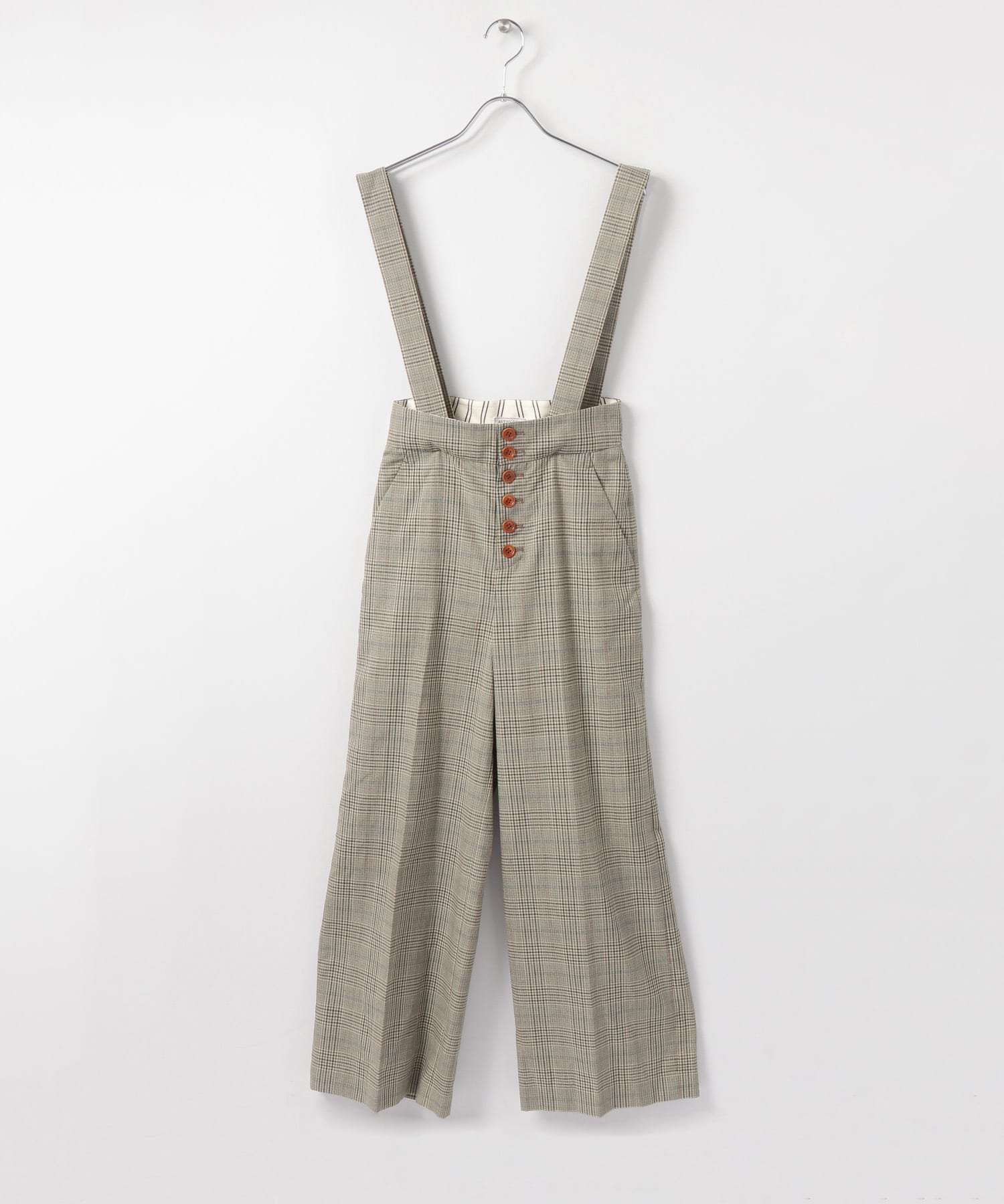AVERY ROW　BUTTON FRONT TROUSERS∴ LT.BRN 36