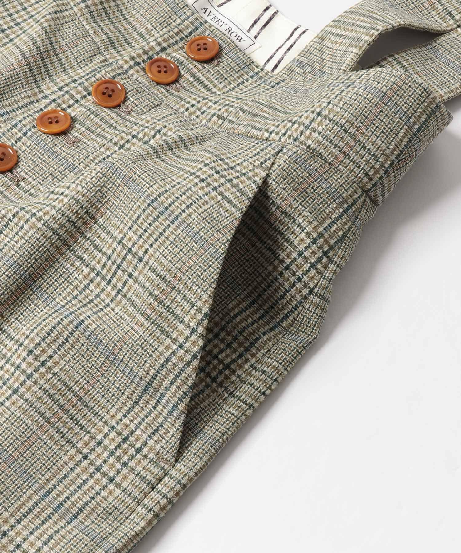 AVERY ROW　BUTTON FRONT TROUSERS∴ LT.BRN 36