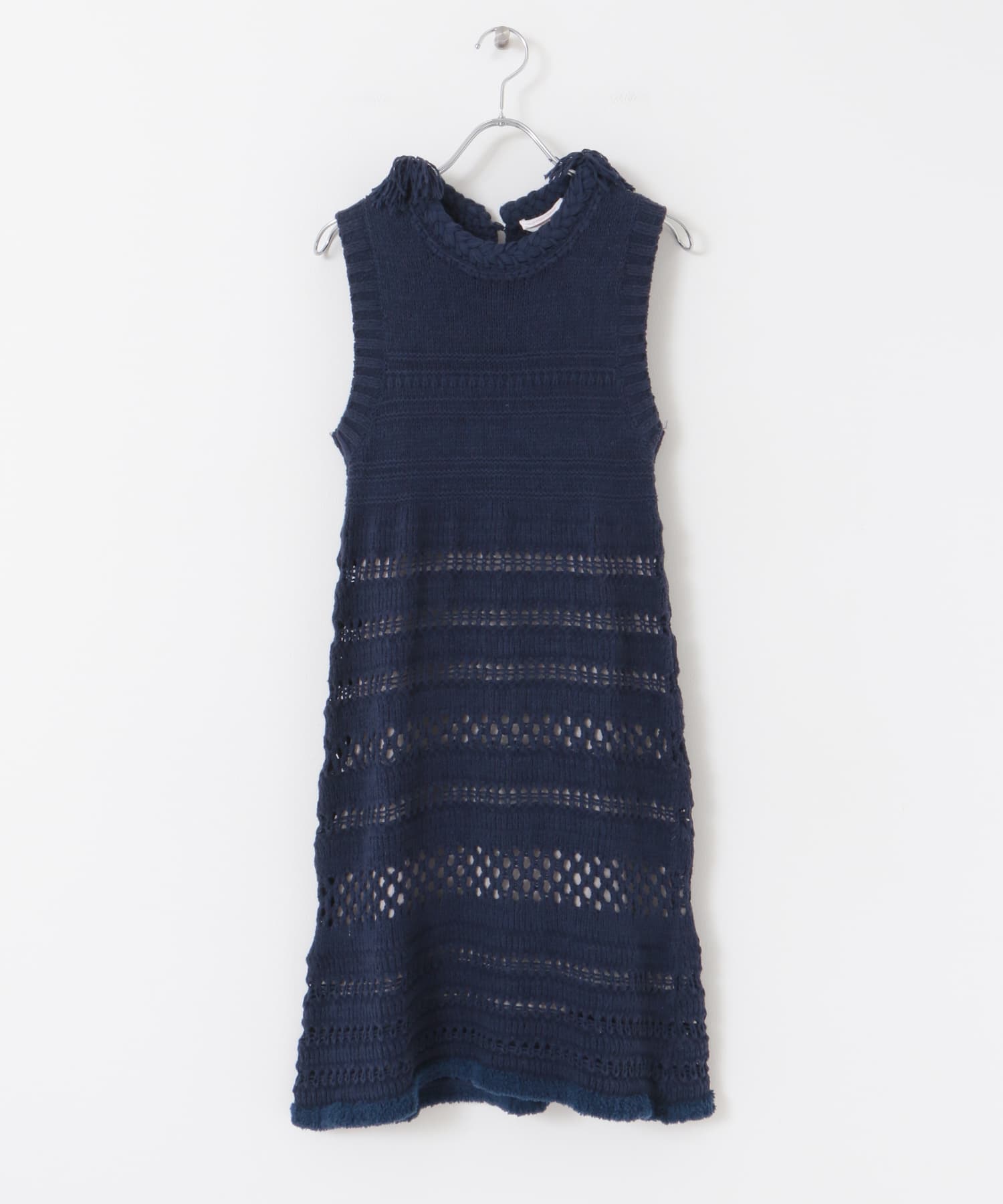 SEE BY CHLOE　KNIT DRESS SAW INDIGO 38