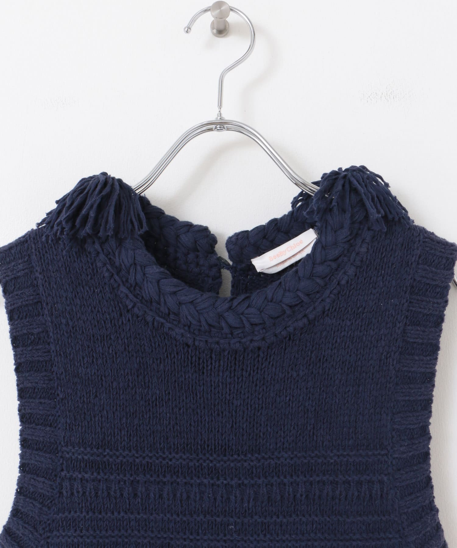 SEE BY CHLOE　KNIT DRESS SAW INDIGO 38