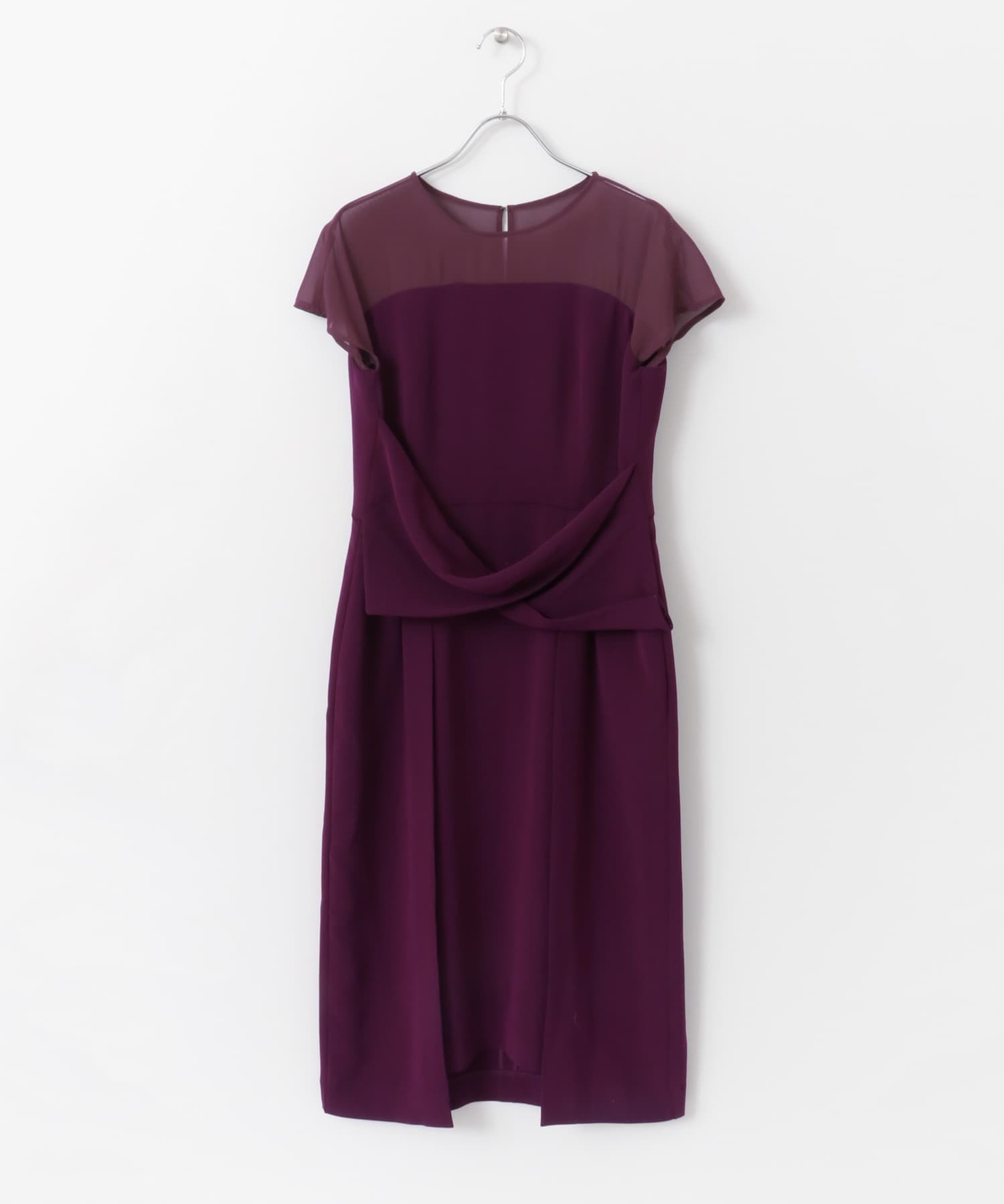 kaene×ROSSO　ウエストマークワンピース∴ PURPLE FREE