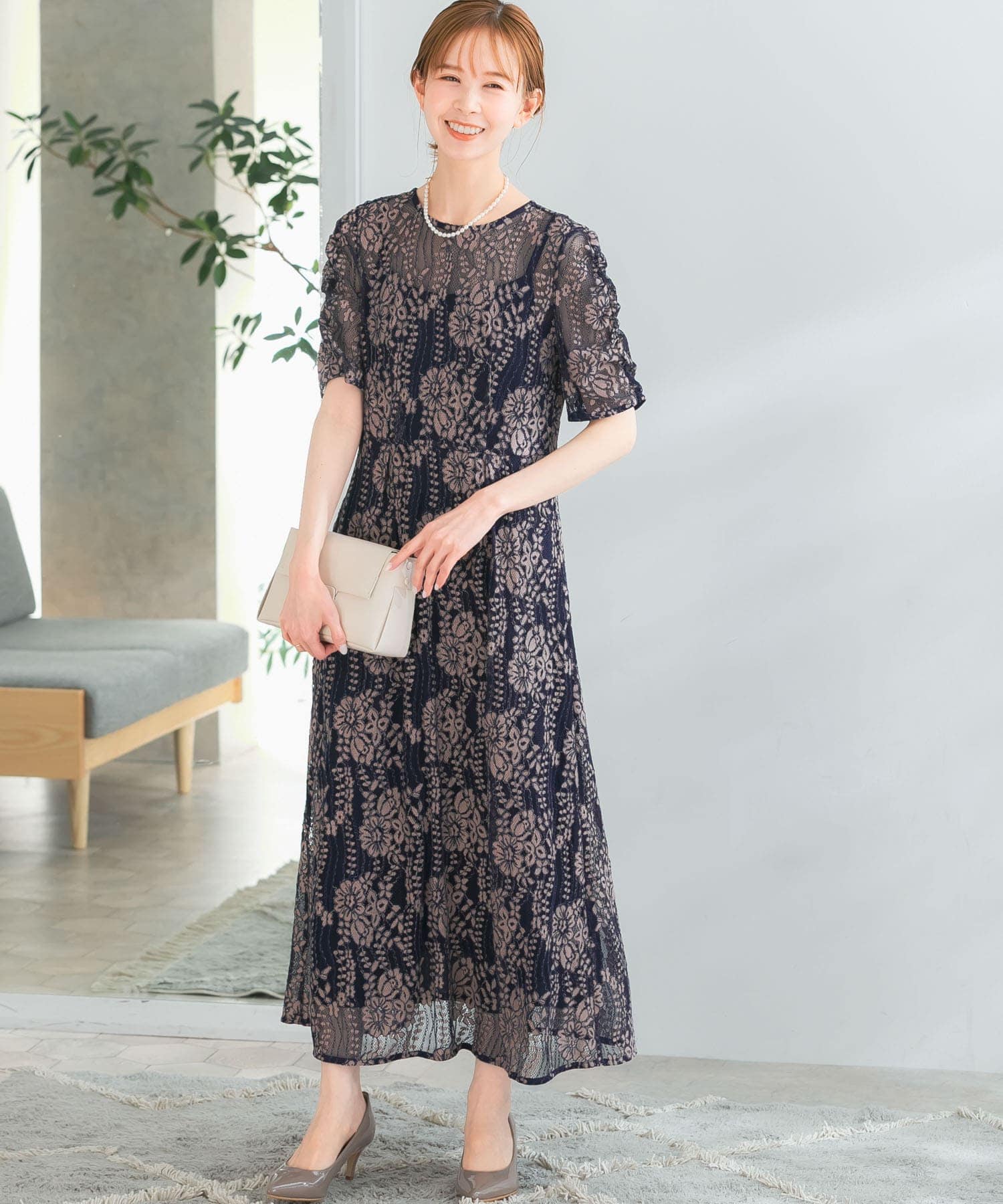 URBAN　RESEARCH　ROSSO kaene　配色レースエプロンドレス 楽天市場】【SALE／50%OFF】kaene 配色レースエプロンドレス