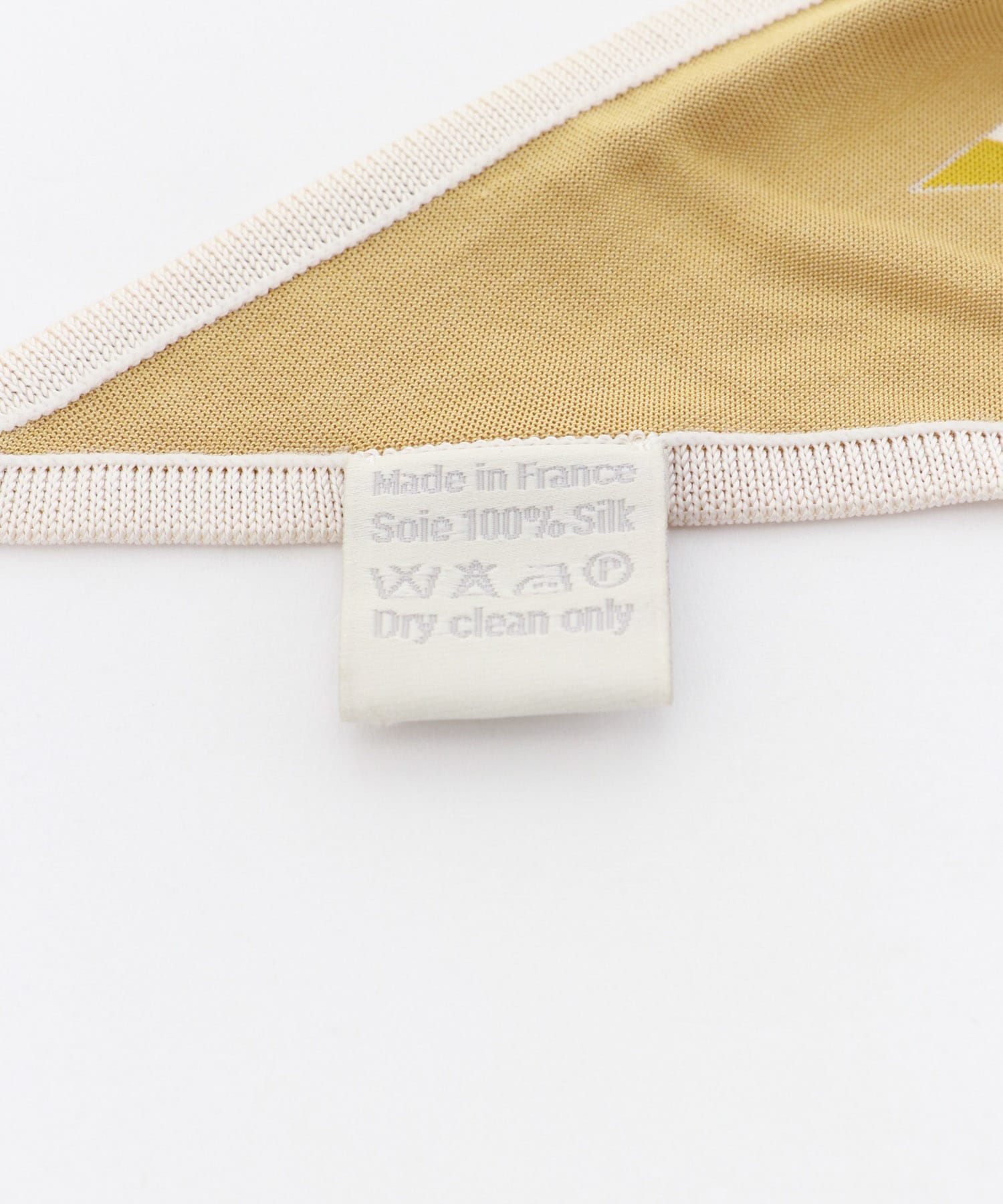 江口洋品店　HERMES マキシポワント シルクスムーズカレ イエロー系 -