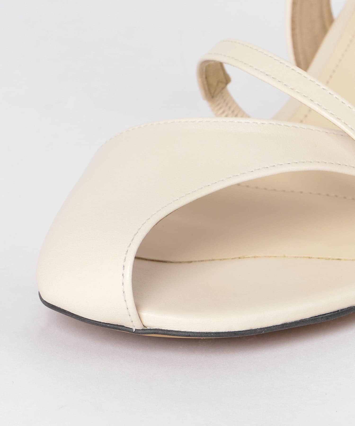 quartierglam　INSIDE COVERED SANDALS∴ IVORY 36